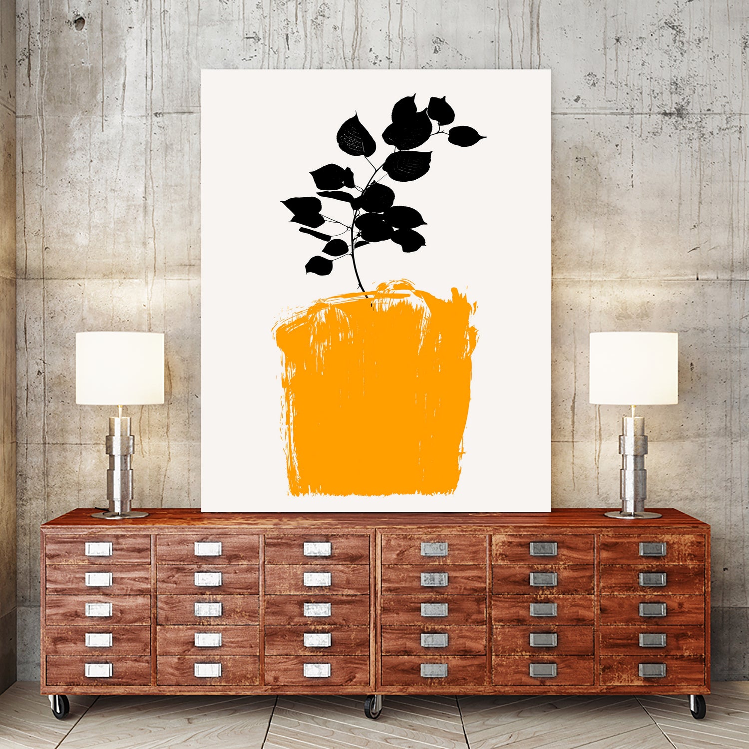 Scabiosa by Boris Draschoff on GIANT ART - yellow digital drawing