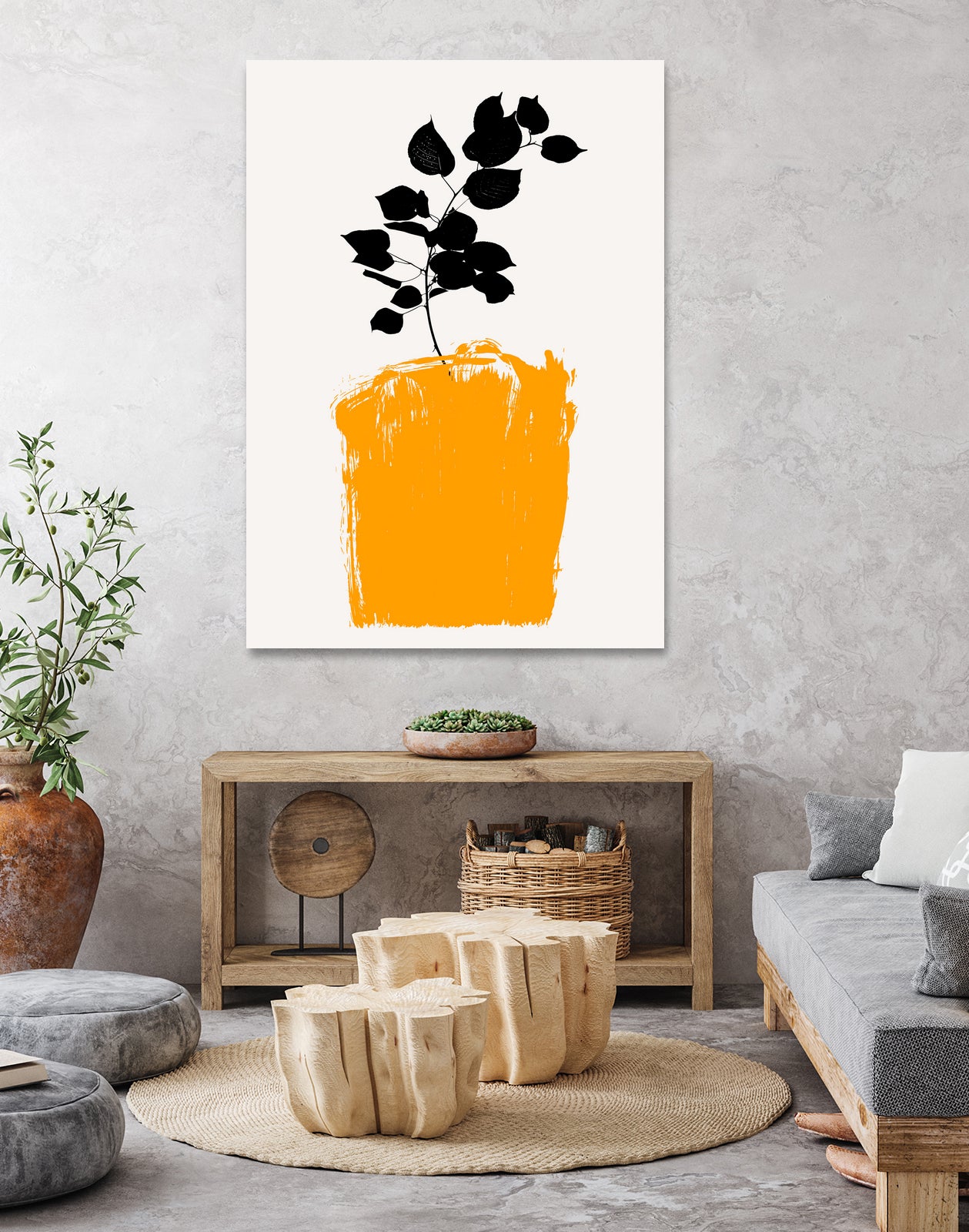 Scabiosa by Boris Draschoff on GIANT ART - yellow digital drawing