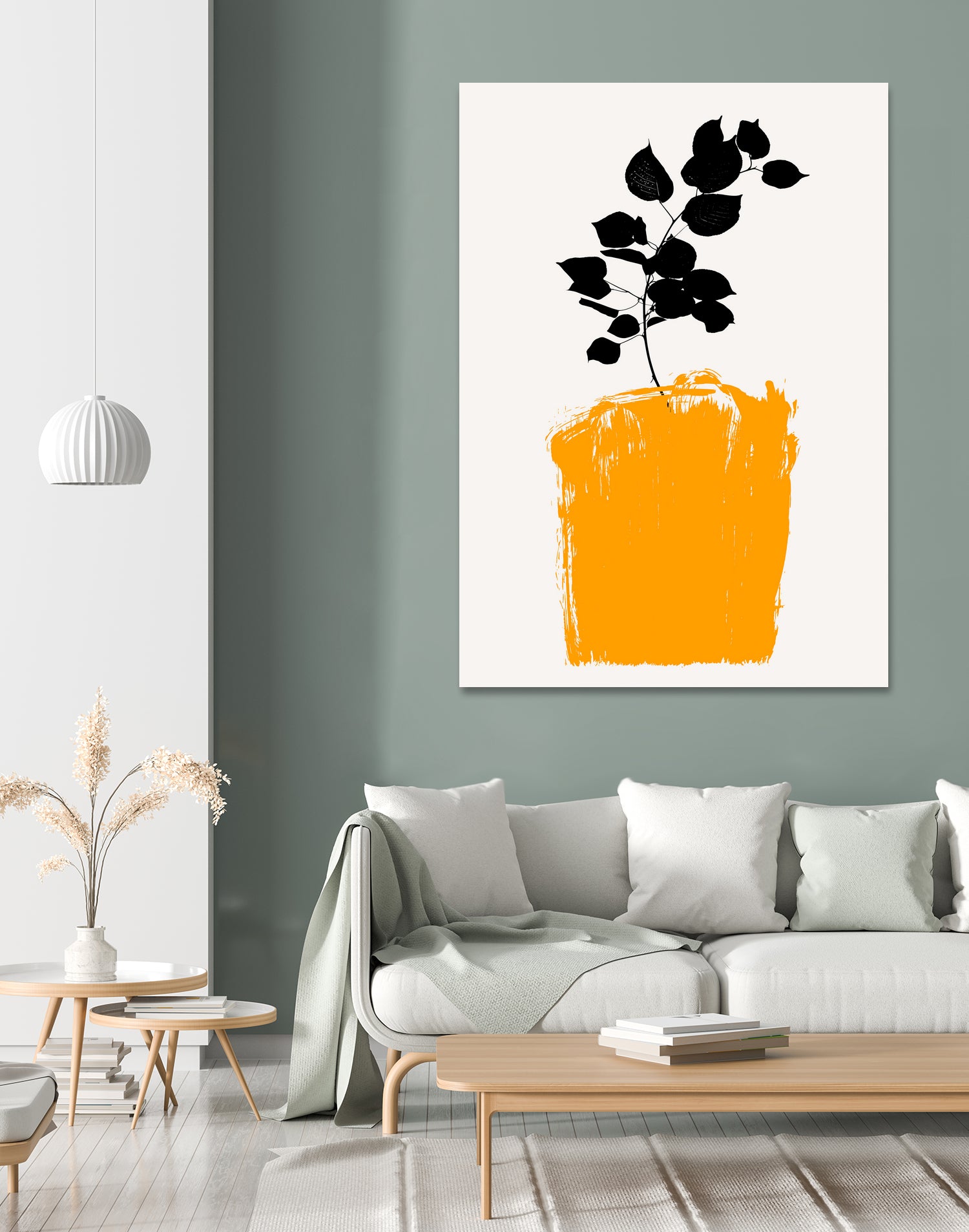 Scabiosa by Boris Draschoff on GIANT ART - yellow digital drawing