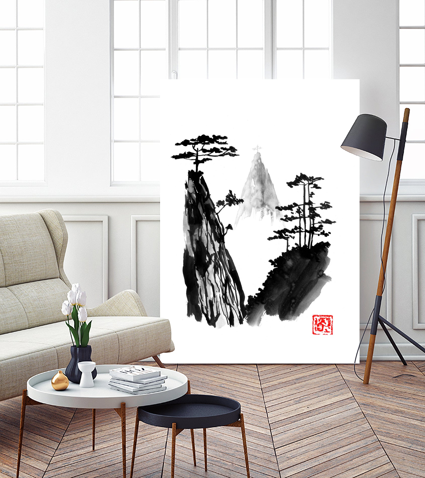 holy mountain by philippe imbert on GIANT ART - black character design