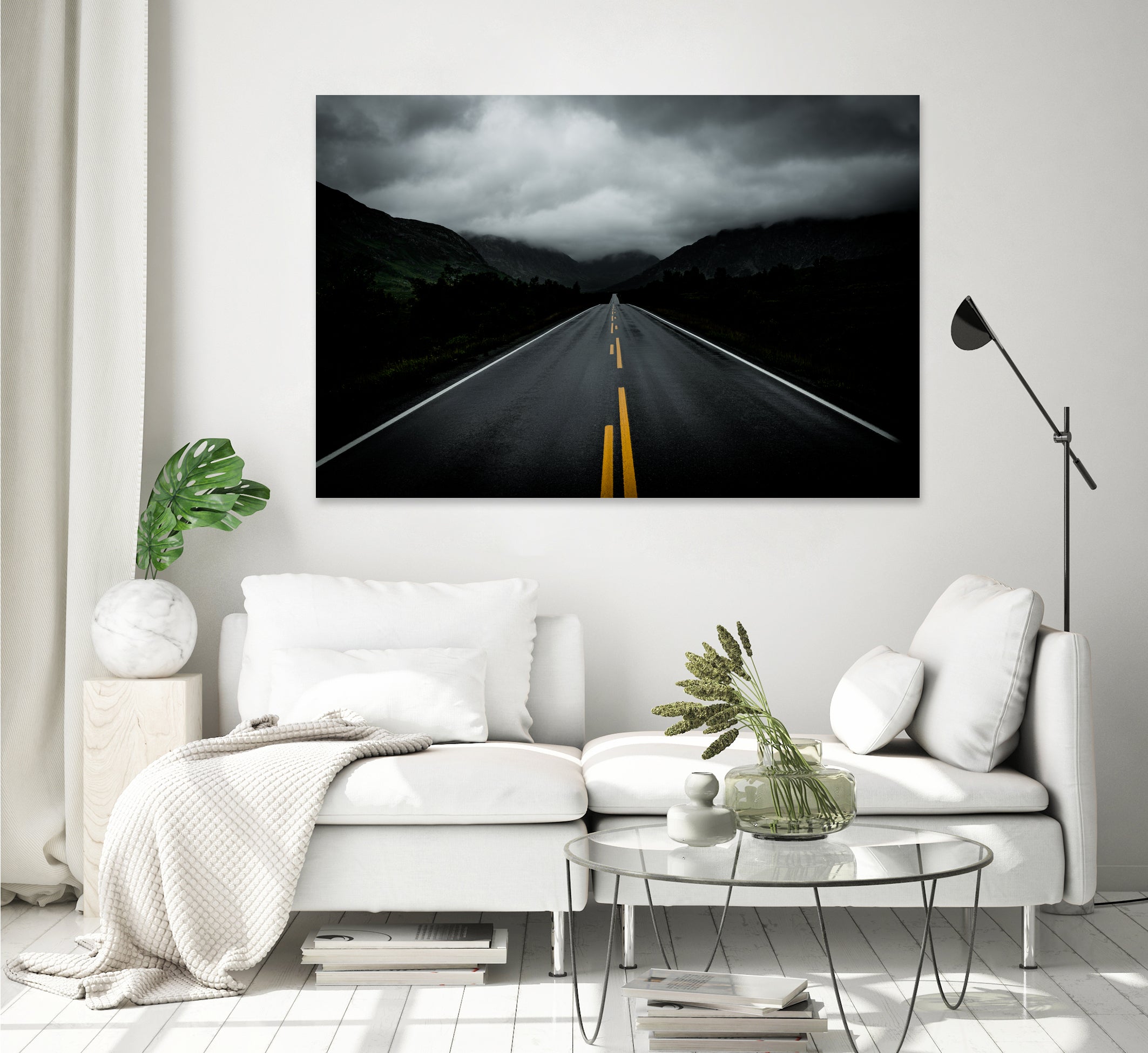 Open Road Landscape by Nicklas Gustafsson on GIANT ART - black photo manipulation