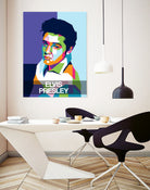 Elvis Presley by Art Style on GIANT ART - white digital drawing