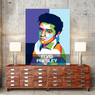 Elvis Presley by Art Style on GIANT ART - white digital drawing