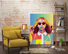 Beyonce Music Poster Art Print, Pop Art, Music Icon Wall Art by kim huynh on GIANT ART - fuchsia digital painting