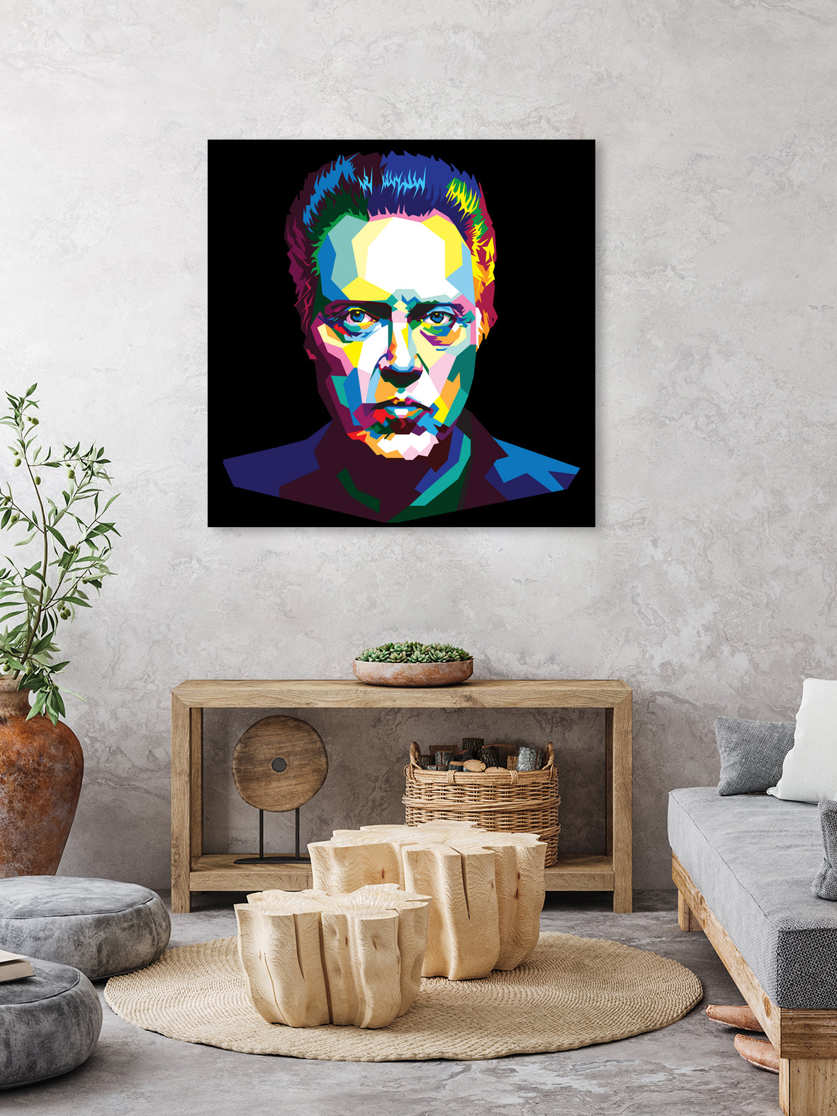 Christopher Walken in WPAP style by Andi Hariyanto on GIANT ART - white character design