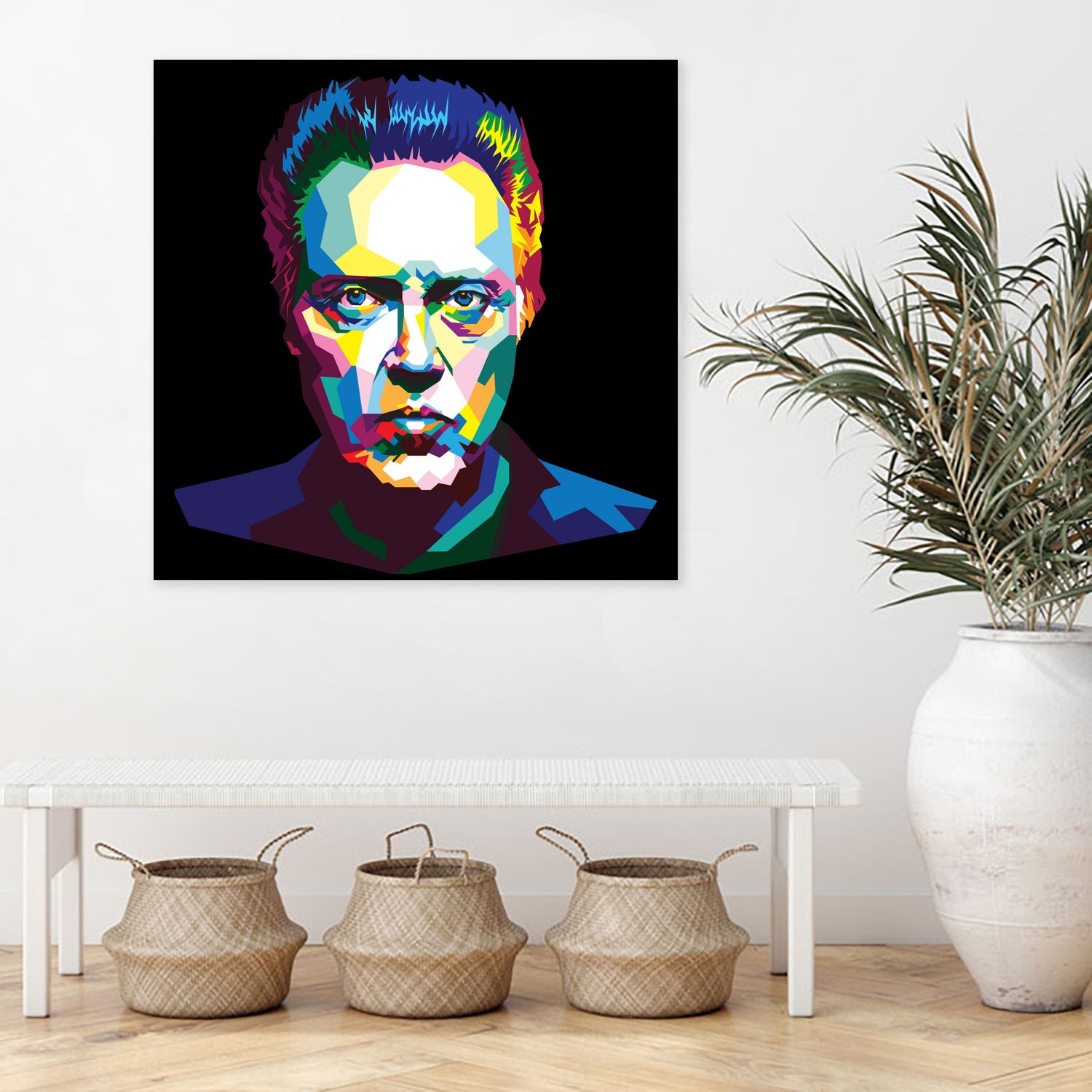 Christopher Walken in WPAP style by Andi Hariyanto on GIANT ART - white character design