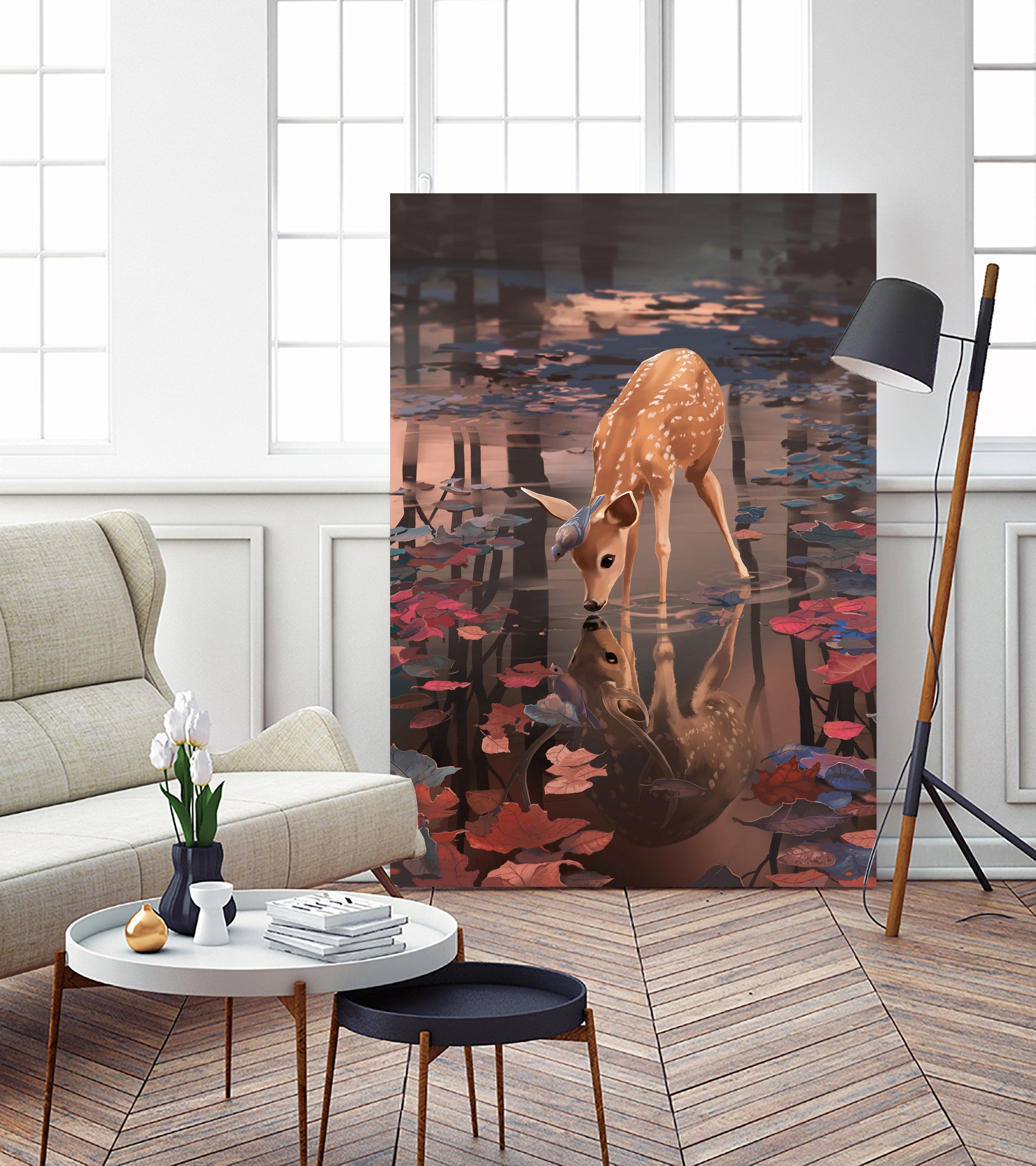 Alter Ego by Cyril Rolando on GIANT ART - orange digital painting