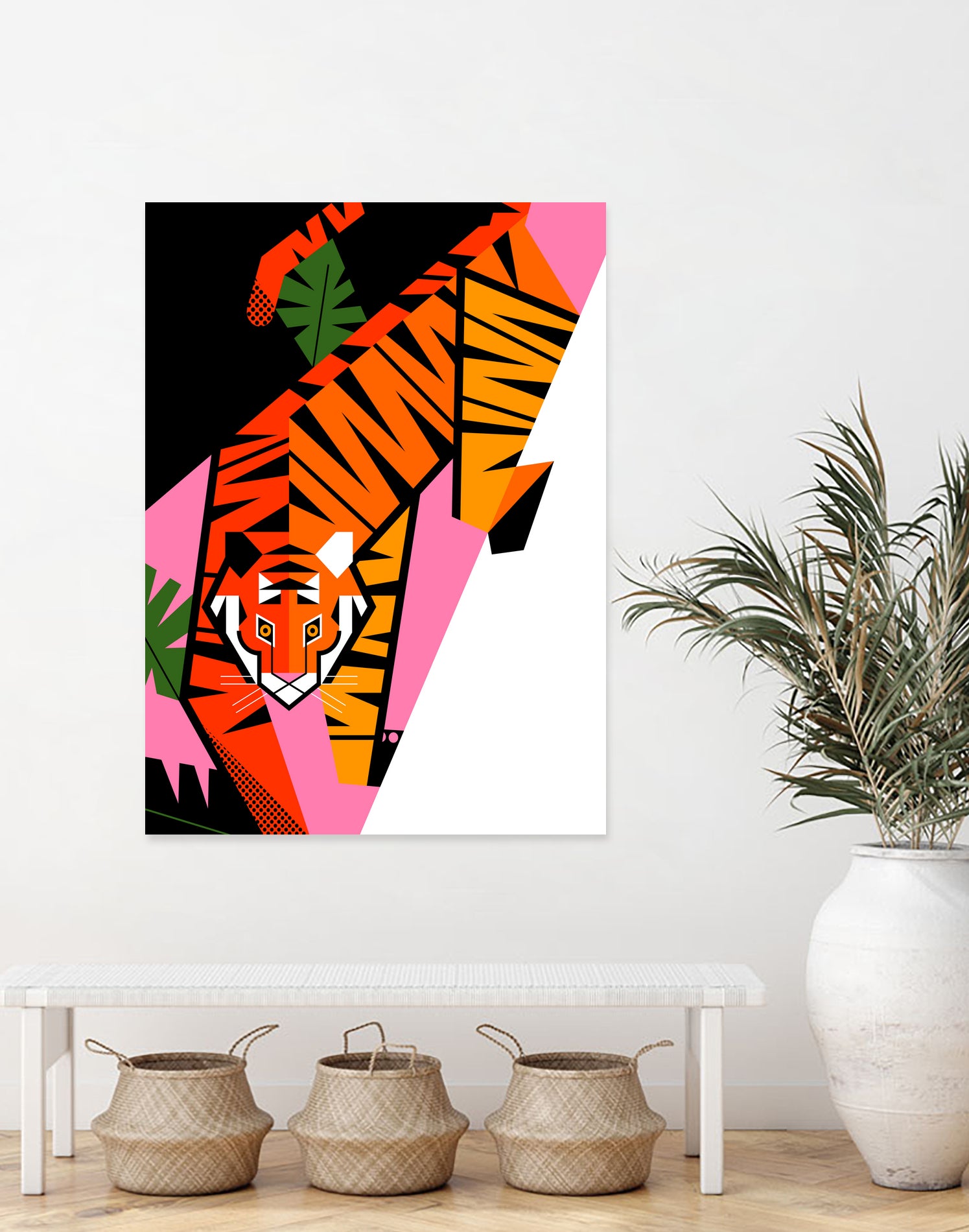 Tiger by 2BROS Creative on GIANT ART - white digital drawing