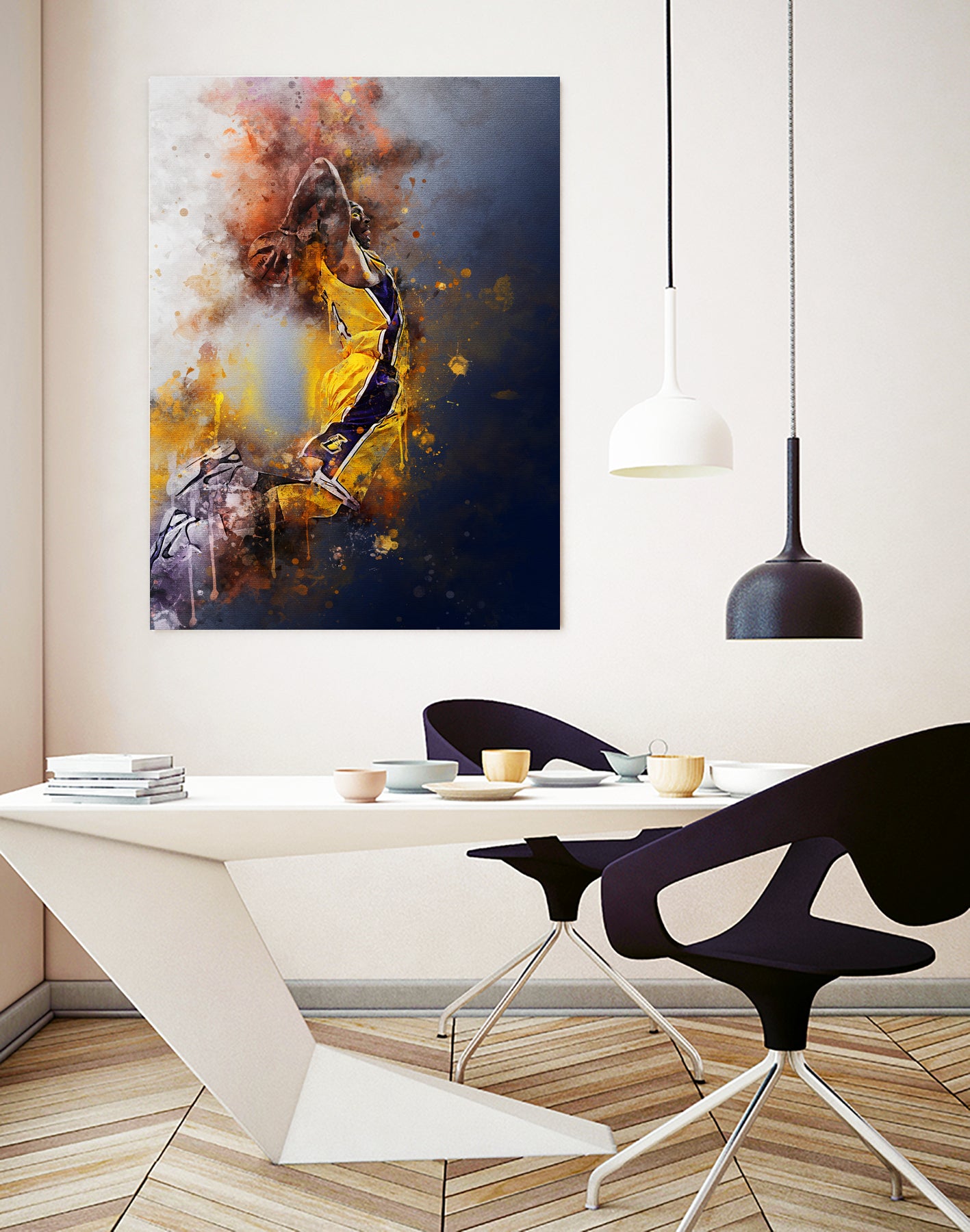 Kobe Bryant by Muhammad Irsan on GIANT ART - white digital painting