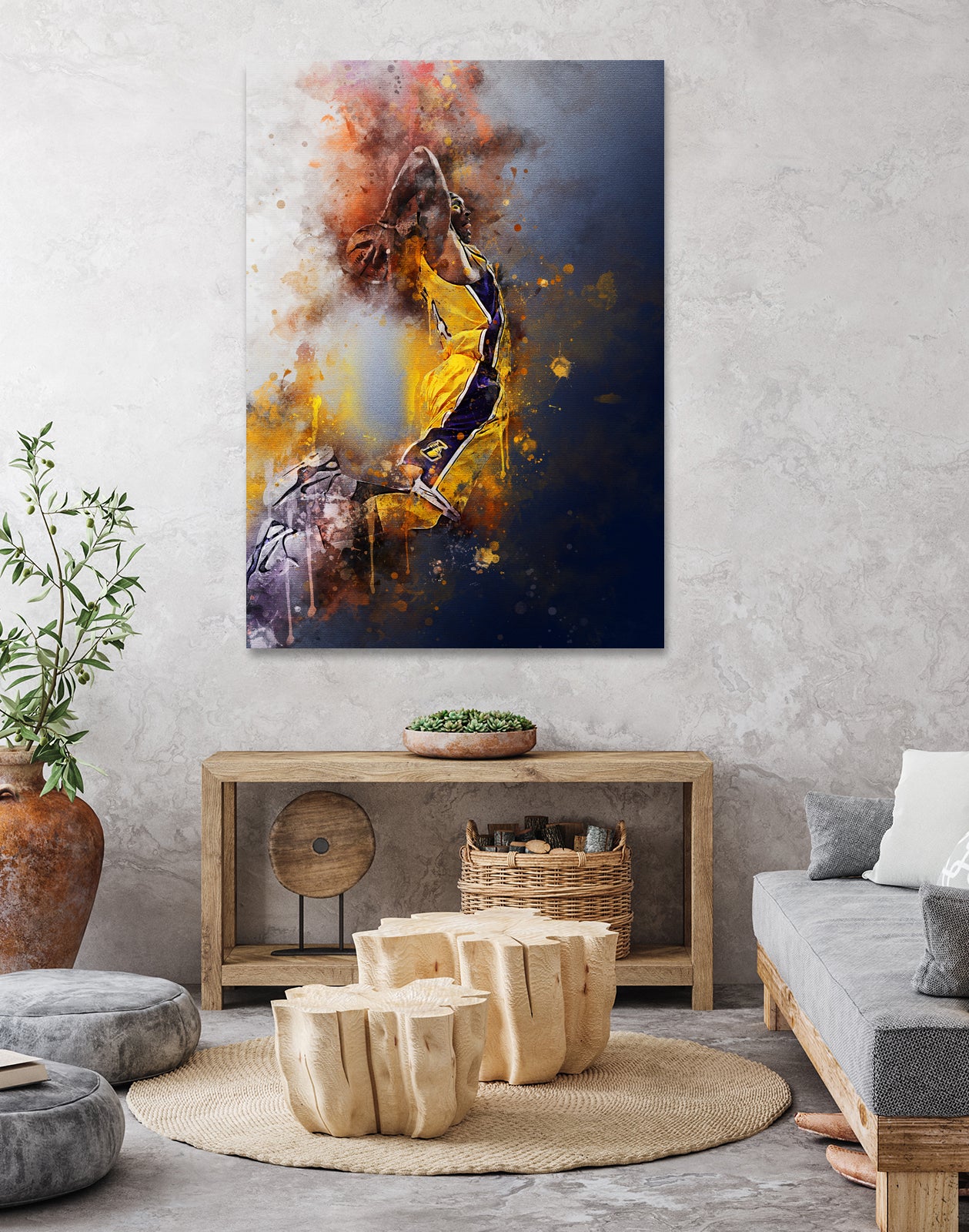 Kobe Bryant by Muhammad Irsan on GIANT ART - white digital painting