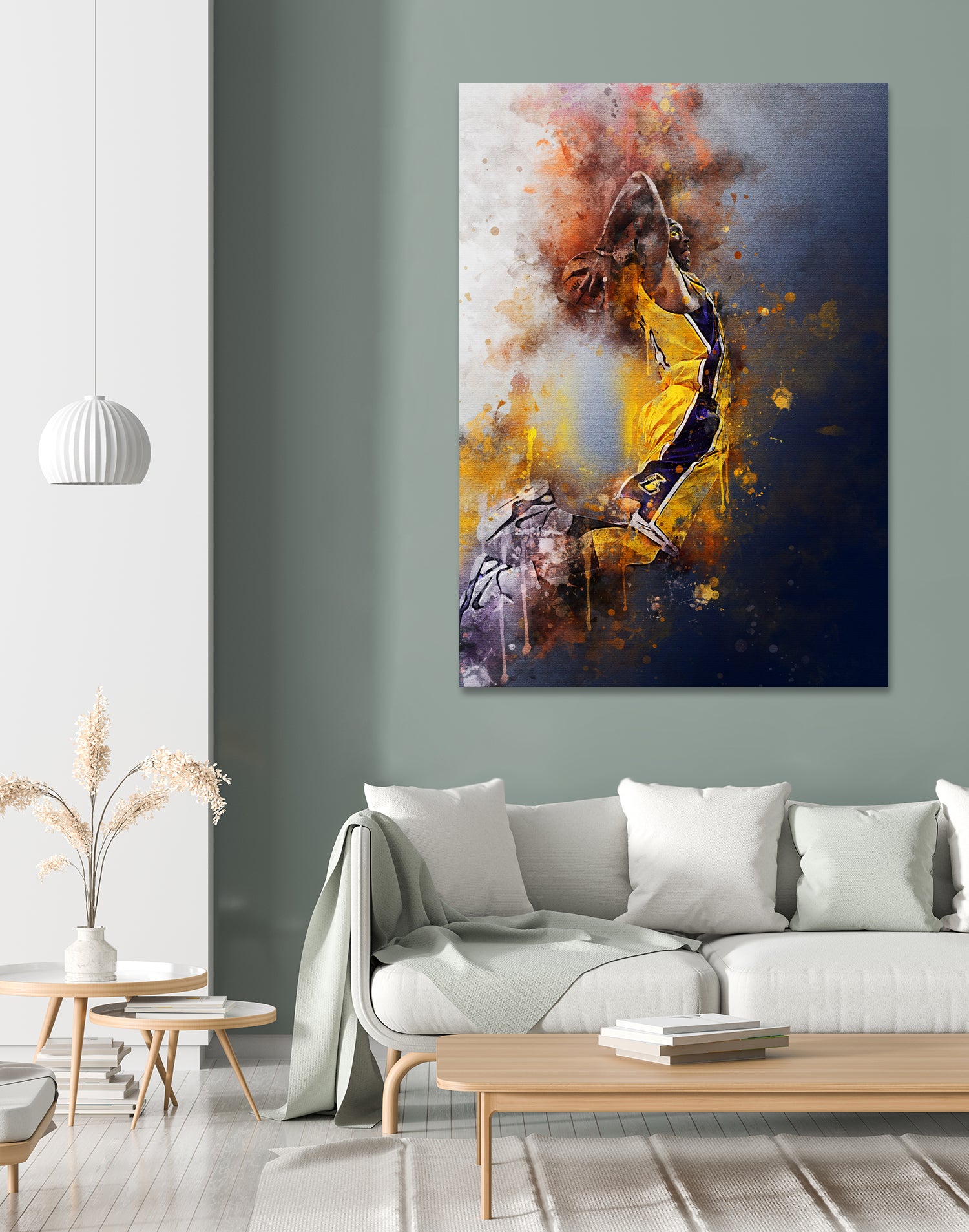 Kobe Bryant by Muhammad Irsan on GIANT ART - white digital painting