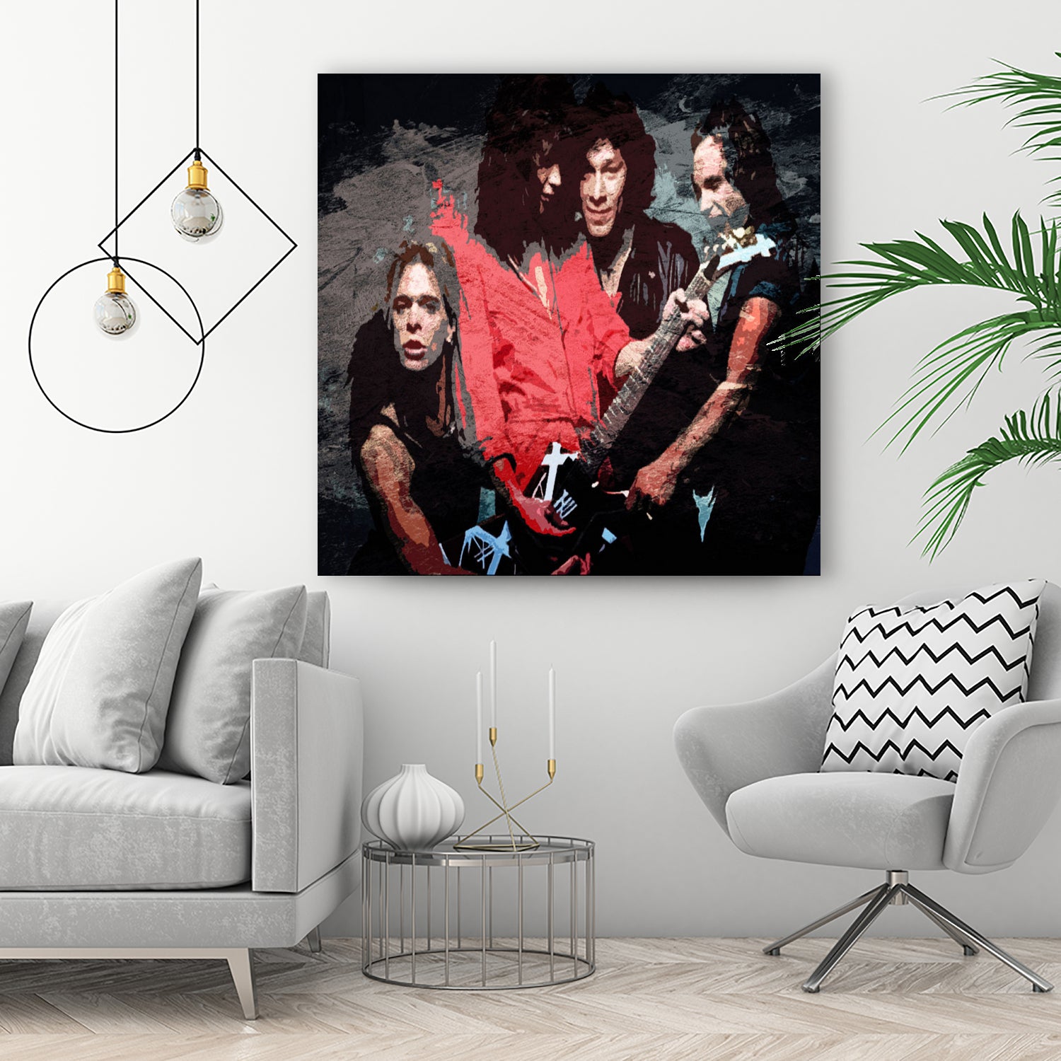 Van halen the band legend by Shohib project on GIANT ART - white digital painting
