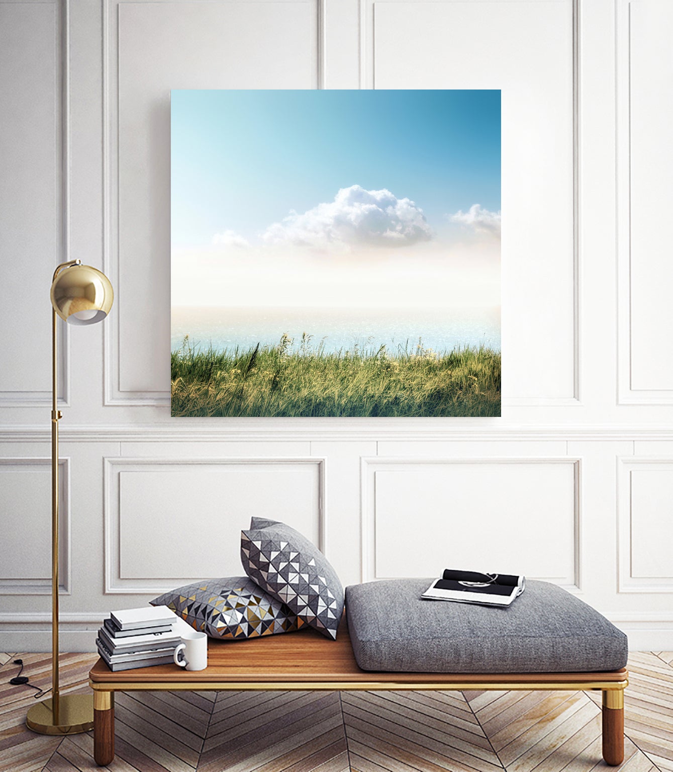 Miyazaki by Dmitry Belousov on GIANT ART - green photo illustration