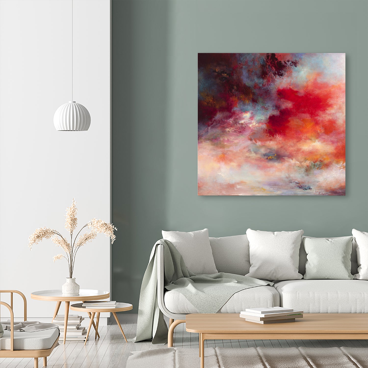 Sunset(# 7003) by Rikka Ayasaki on GIANT ART - red digital painting