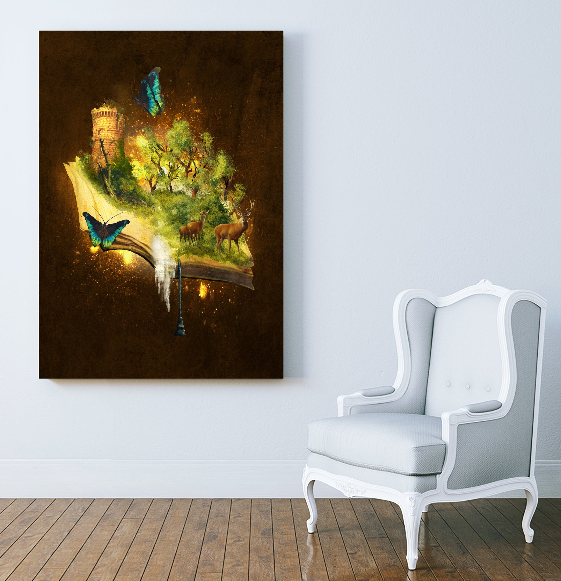 Enchanted Book by Diogo Veríssimo on GIANT ART - yellow photo manipulation