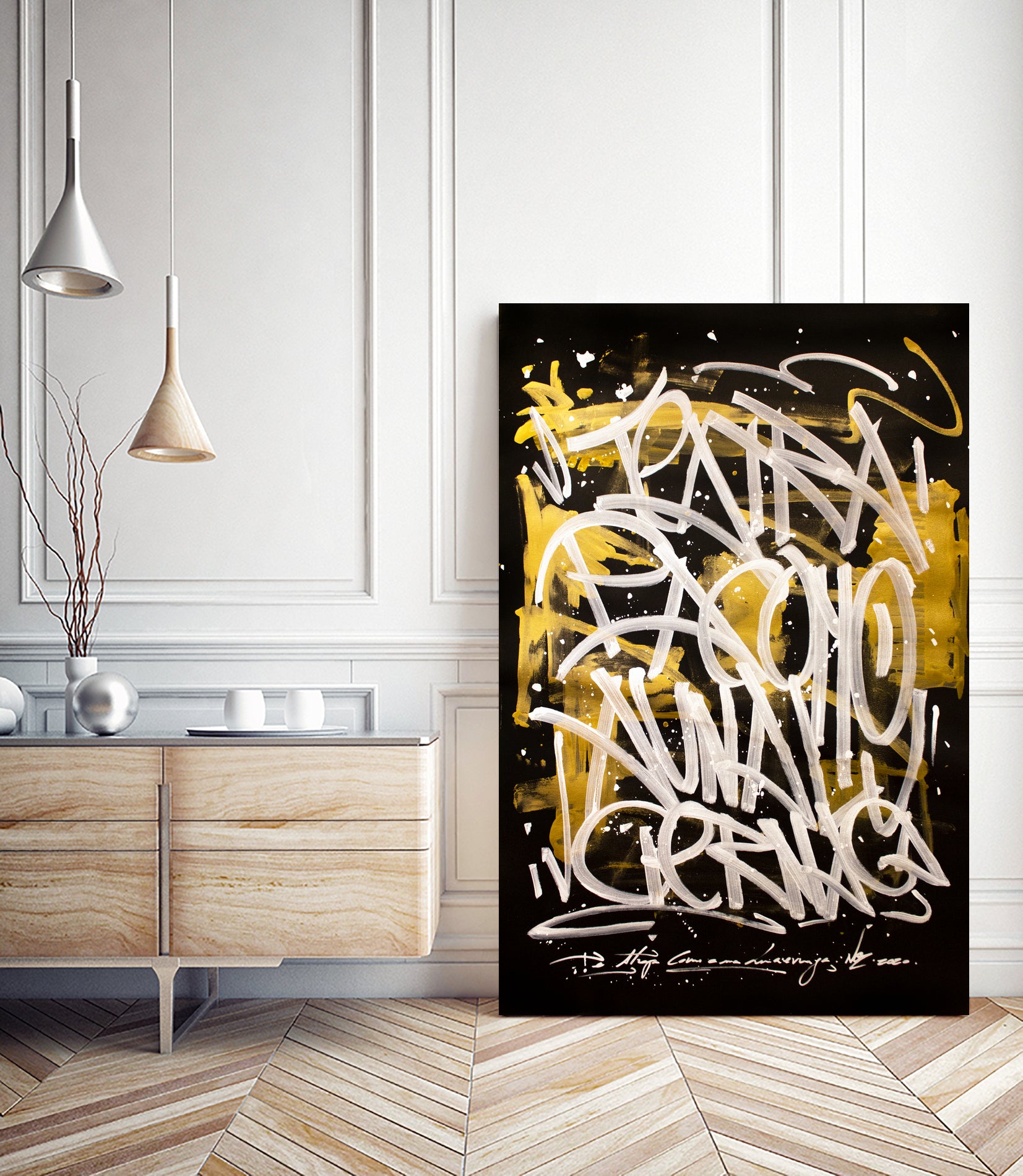 Te Atrapa by Nozvvu vvu on GIANT ART - black typography