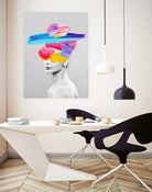 Beauty In Colors I by Juan Fonrodona on GIANT ART - gray mixed media