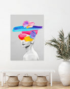 Beauty In Colors I by Juan Fonrodona on GIANT ART - gray mixed media