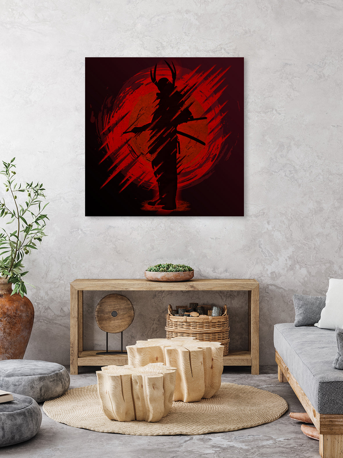 Red Moon by Ilya Danilov on GIANT ART - red digital painting