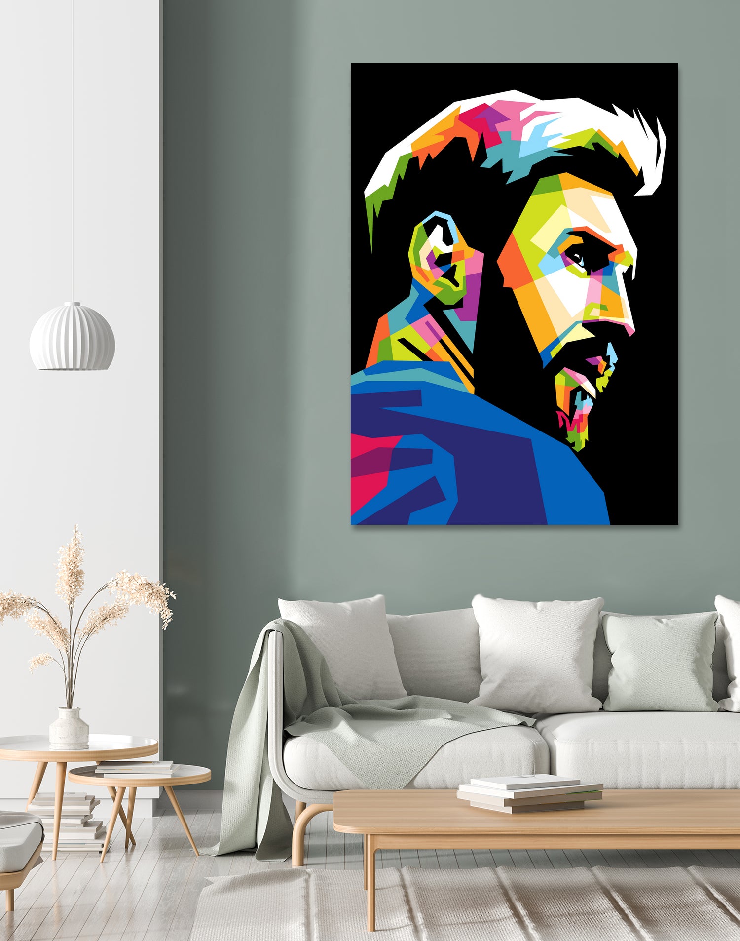 wpap messi by Muhammad Ardian on GIANT ART - black photo illustration