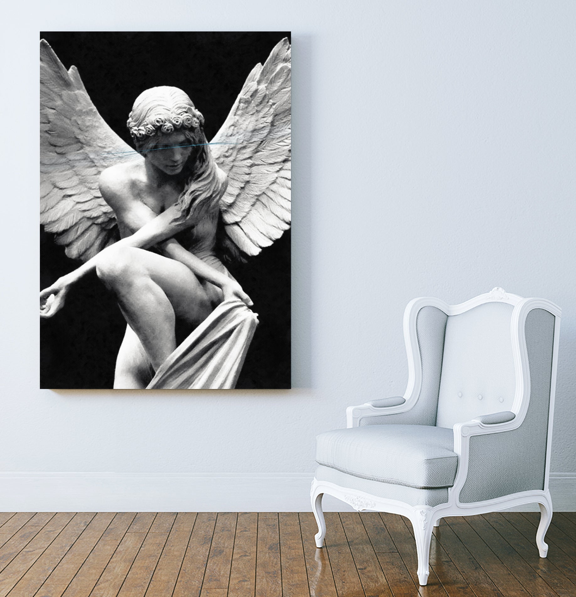 Angel by Menelaos Trompoukis on GIANT ART - black digital painting