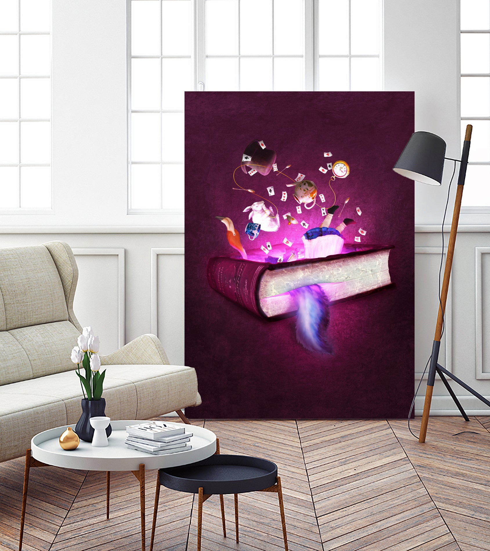 Bonkers Stories by Diogo Veríssimo on GIANT ART - fuchsia photo manipulation