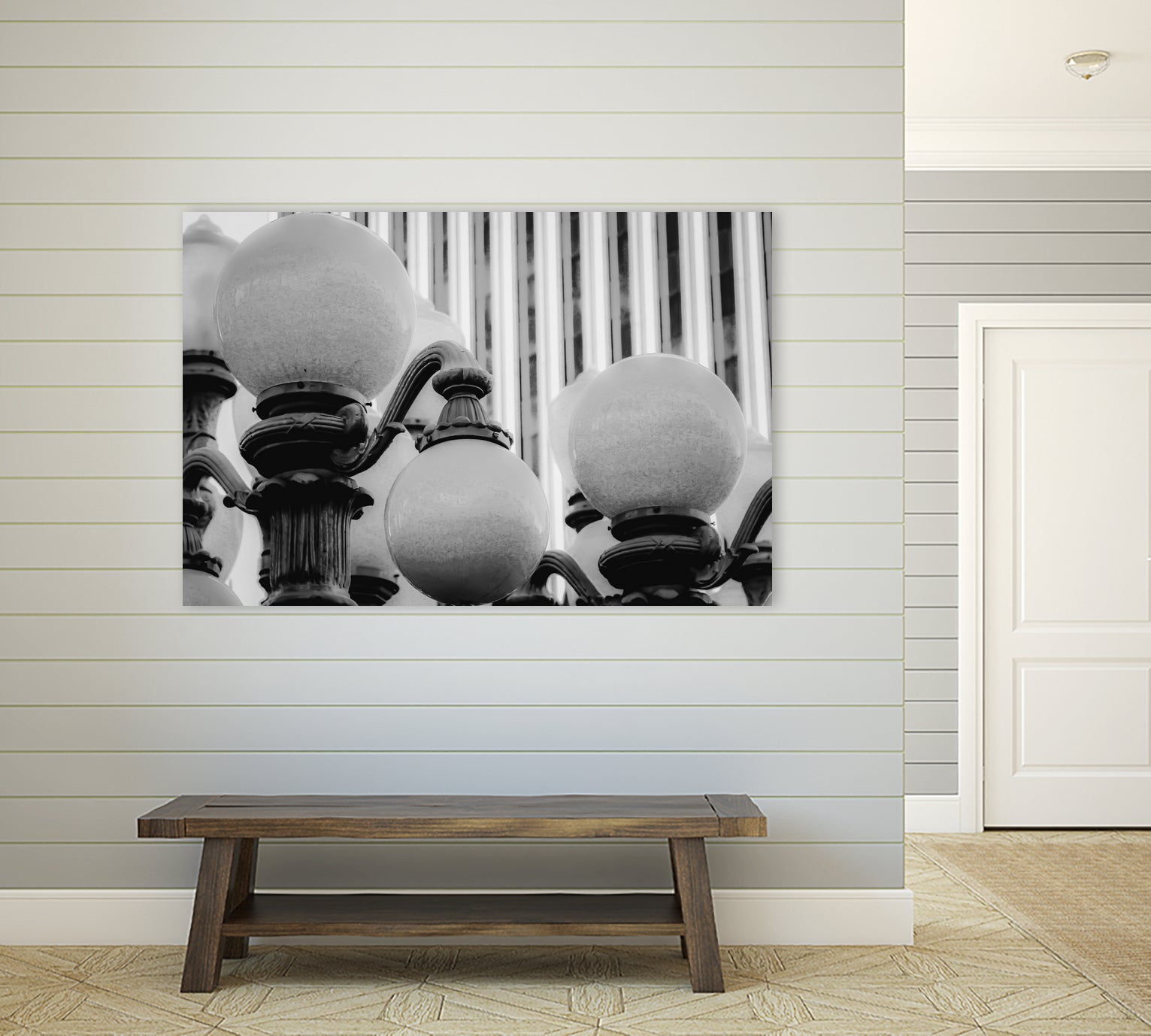 Urban Light at LACMA Los Angeles California USA by sutee monchitnukul on GIANT ART - gray photo manipulation