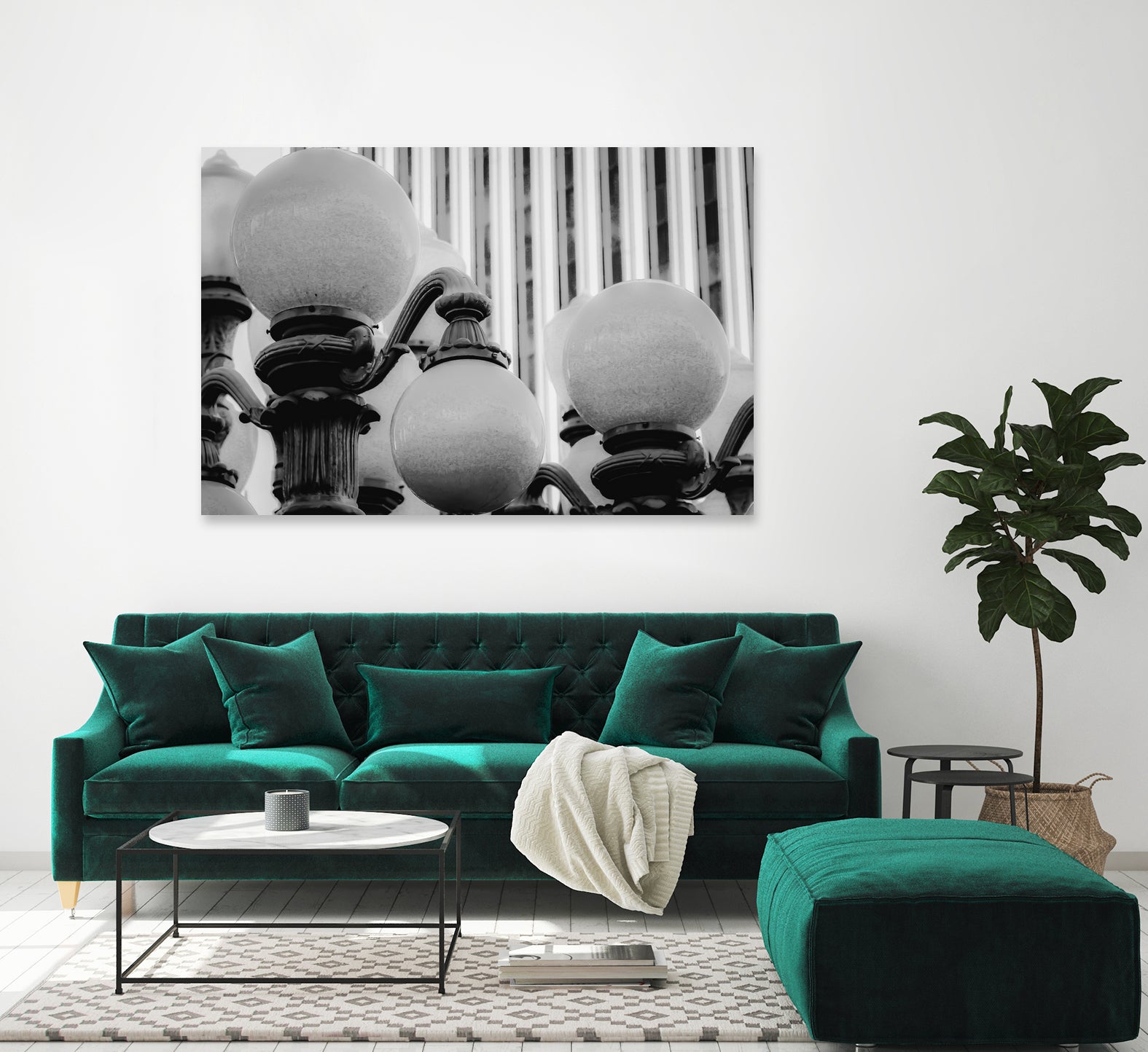 Urban Light at LACMA Los Angeles California USA by sutee monchitnukul on GIANT ART - gray photo manipulation