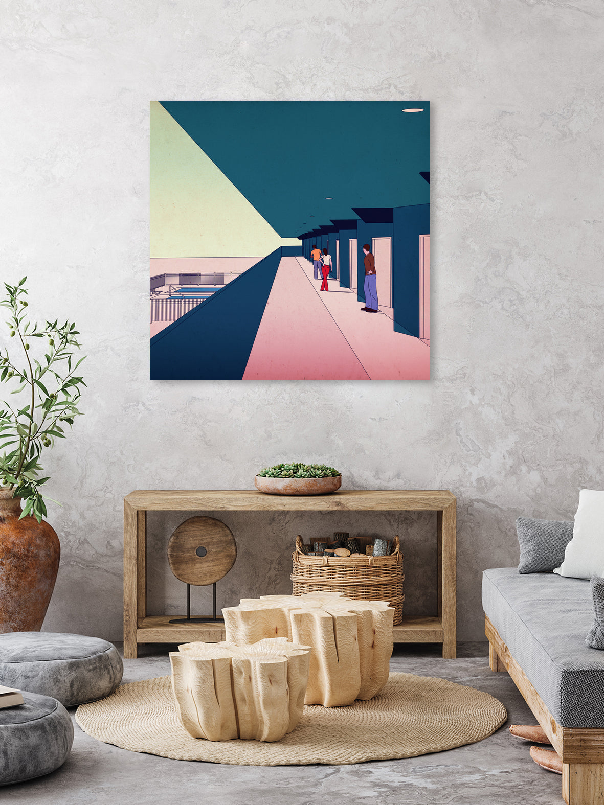 What Happened by Eric Petersen on GIANT ART - blue digital drawing