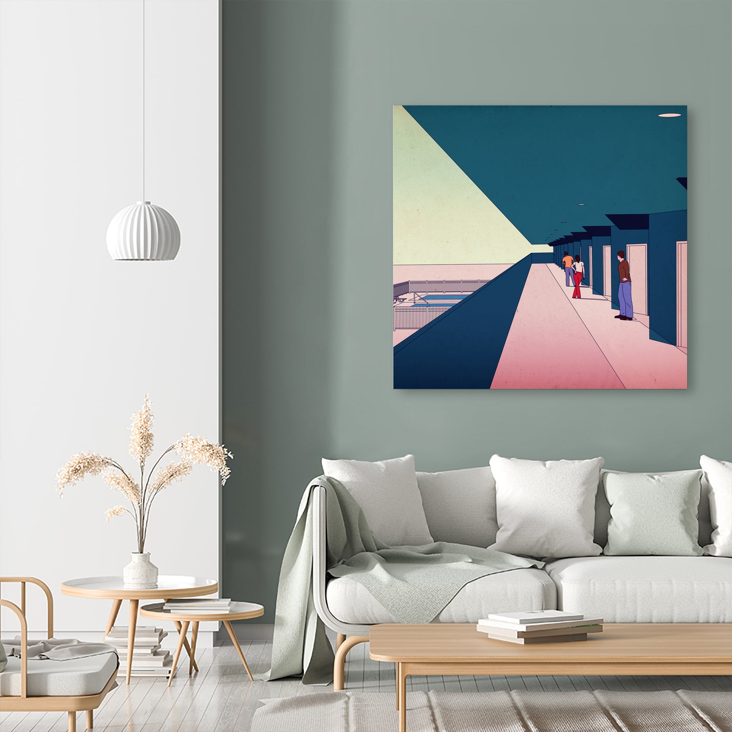 What Happened by Eric Petersen on GIANT ART - blue digital drawing