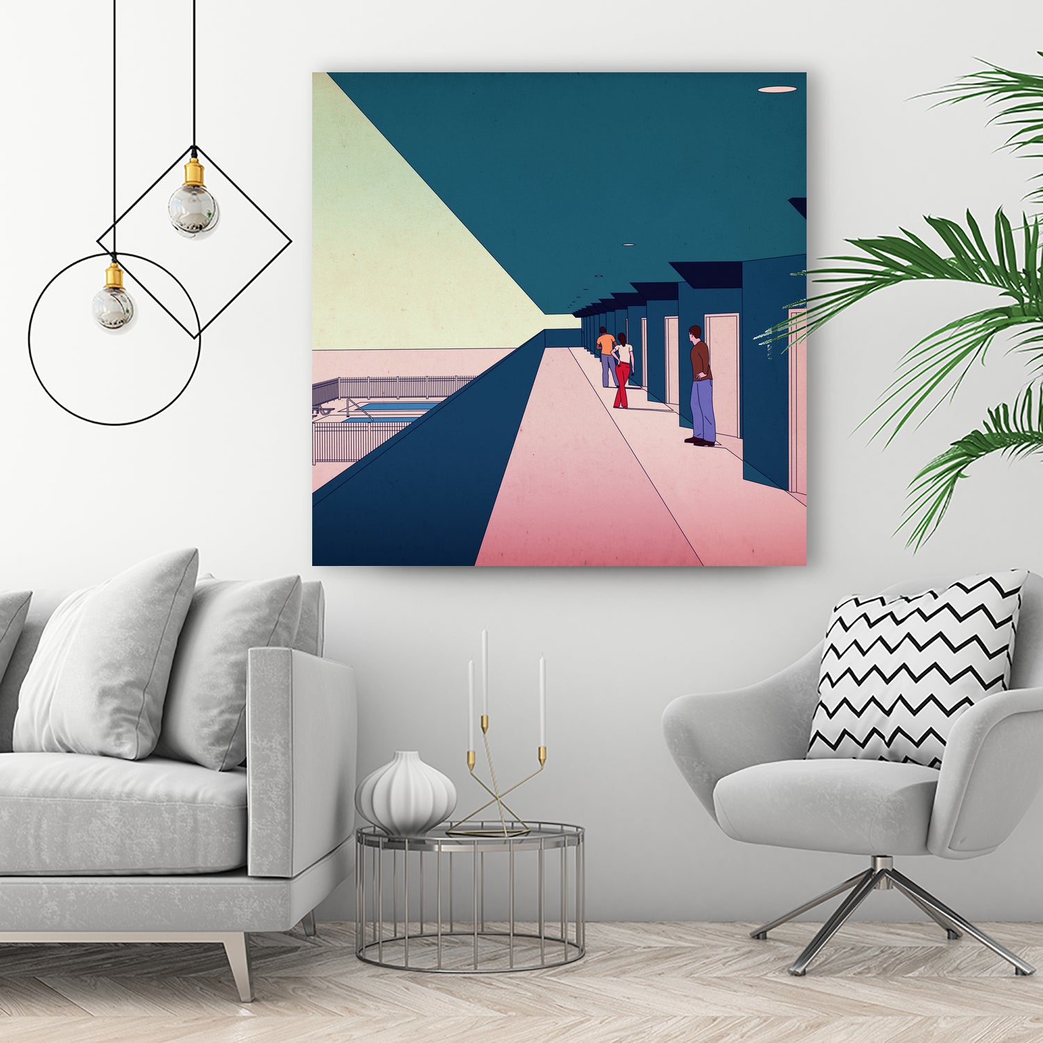 What Happened by Eric Petersen on GIANT ART - blue digital drawing