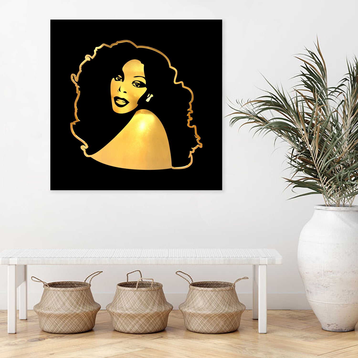 Donna Summer | Gold Series | Pop Art by William Cuccio on GIANT ART - black digital painting