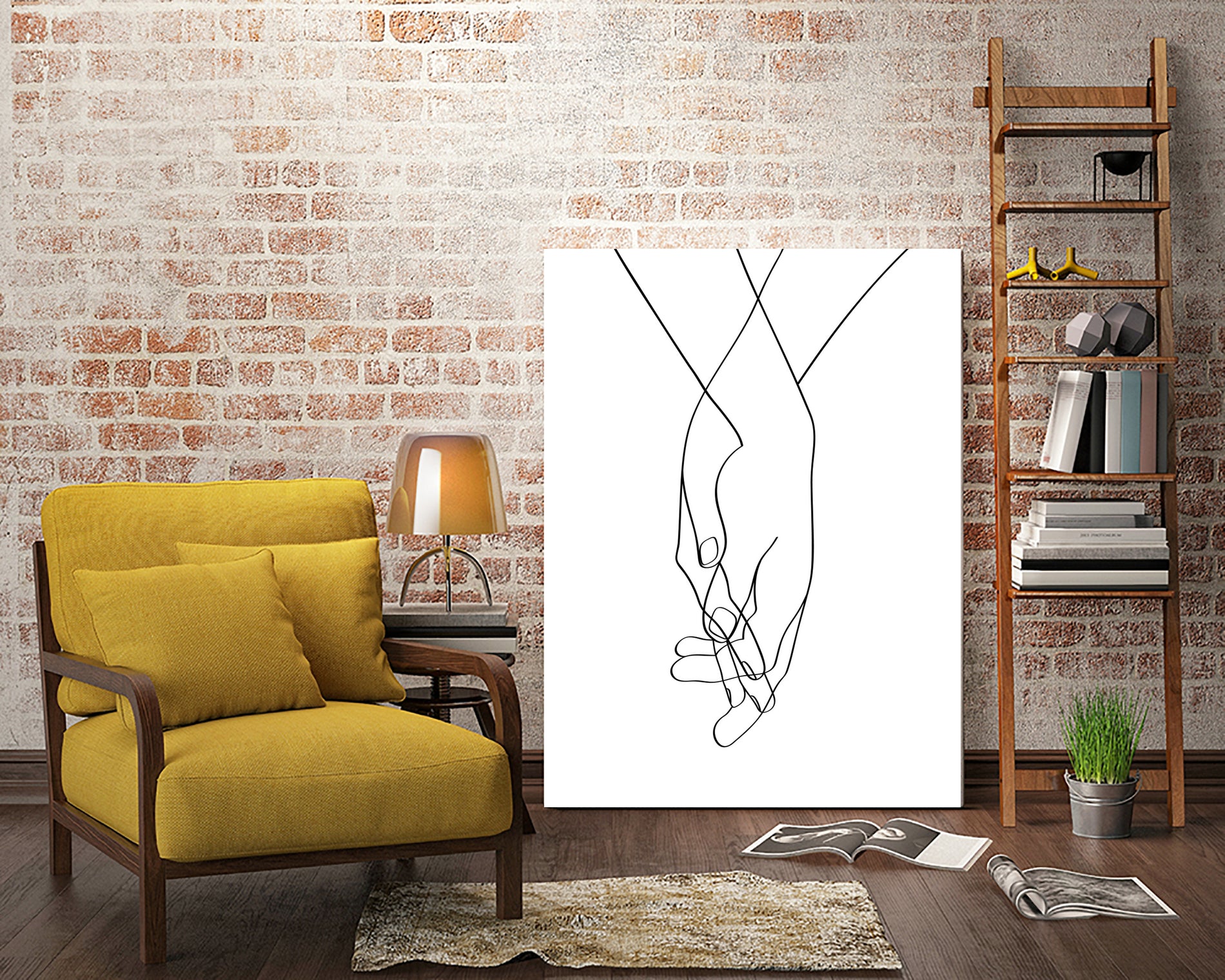 Lovers Hands by Faruk Soyarat on GIANT ART - white digital painting