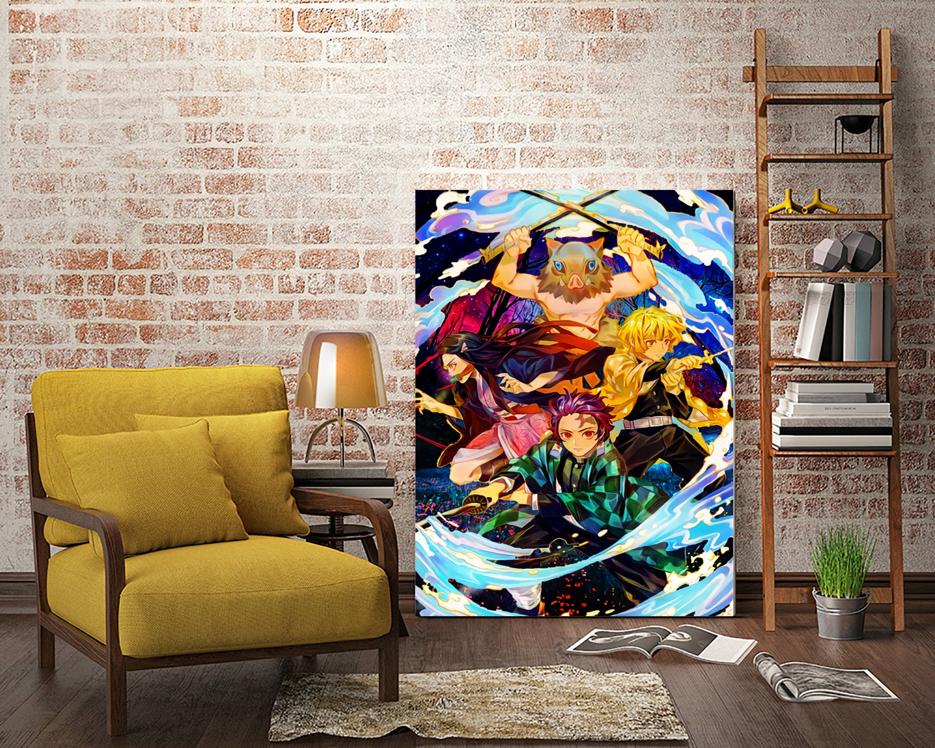 Demon Slayer Team by Christian Velazquez on GIANT ART - orange digital painting