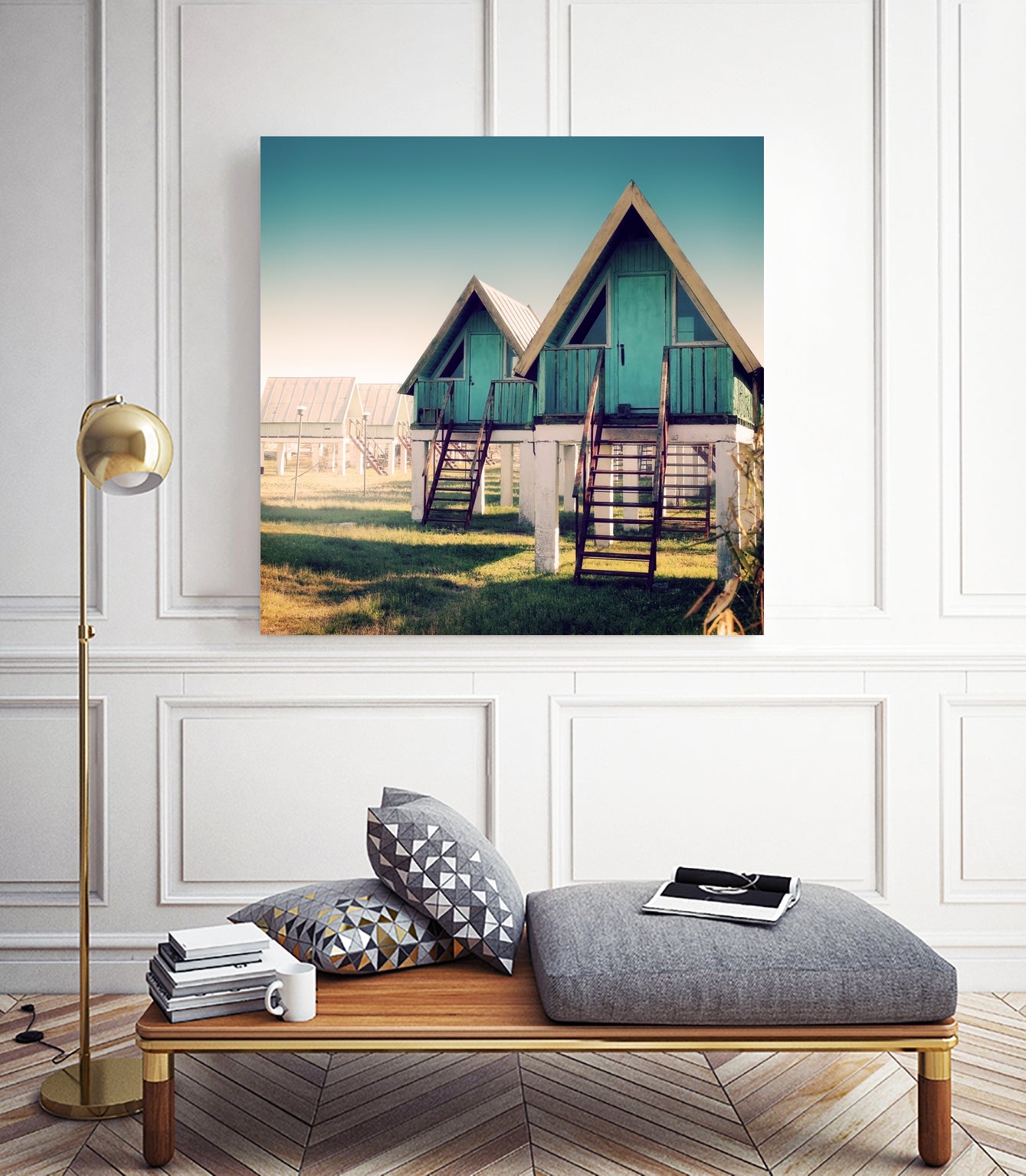 The Commune by Dmitry Belousov on GIANT ART - green photo illustration