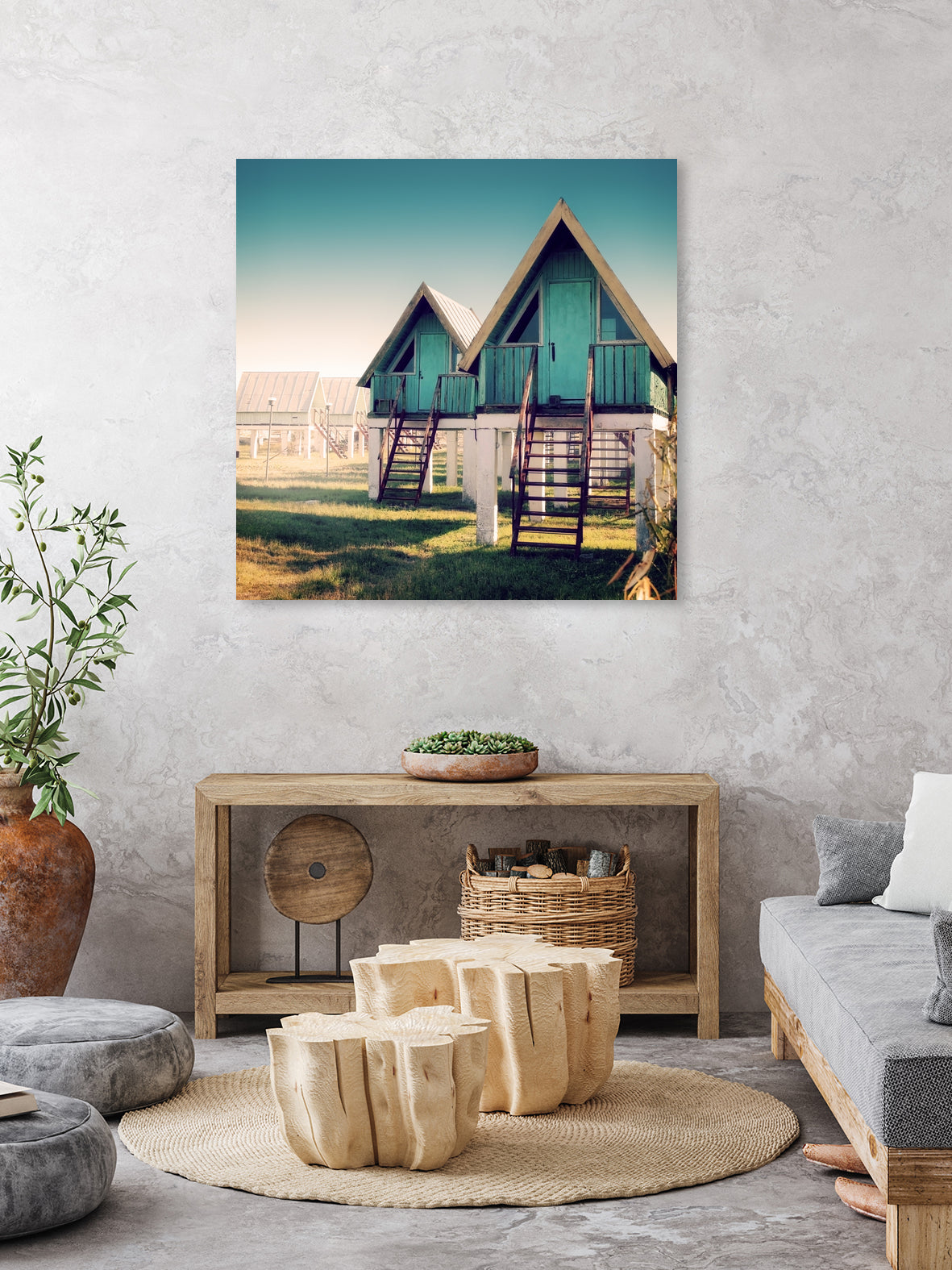 The Commune by Dmitry Belousov on GIANT ART - green photo illustration