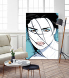 BREEZY by Ron Santiano on GIANT ART - blue digital drawing