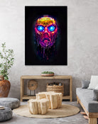 Borderland Mayhem Retro Mask by Christian Velazquez on GIANT ART - fuchsia game design