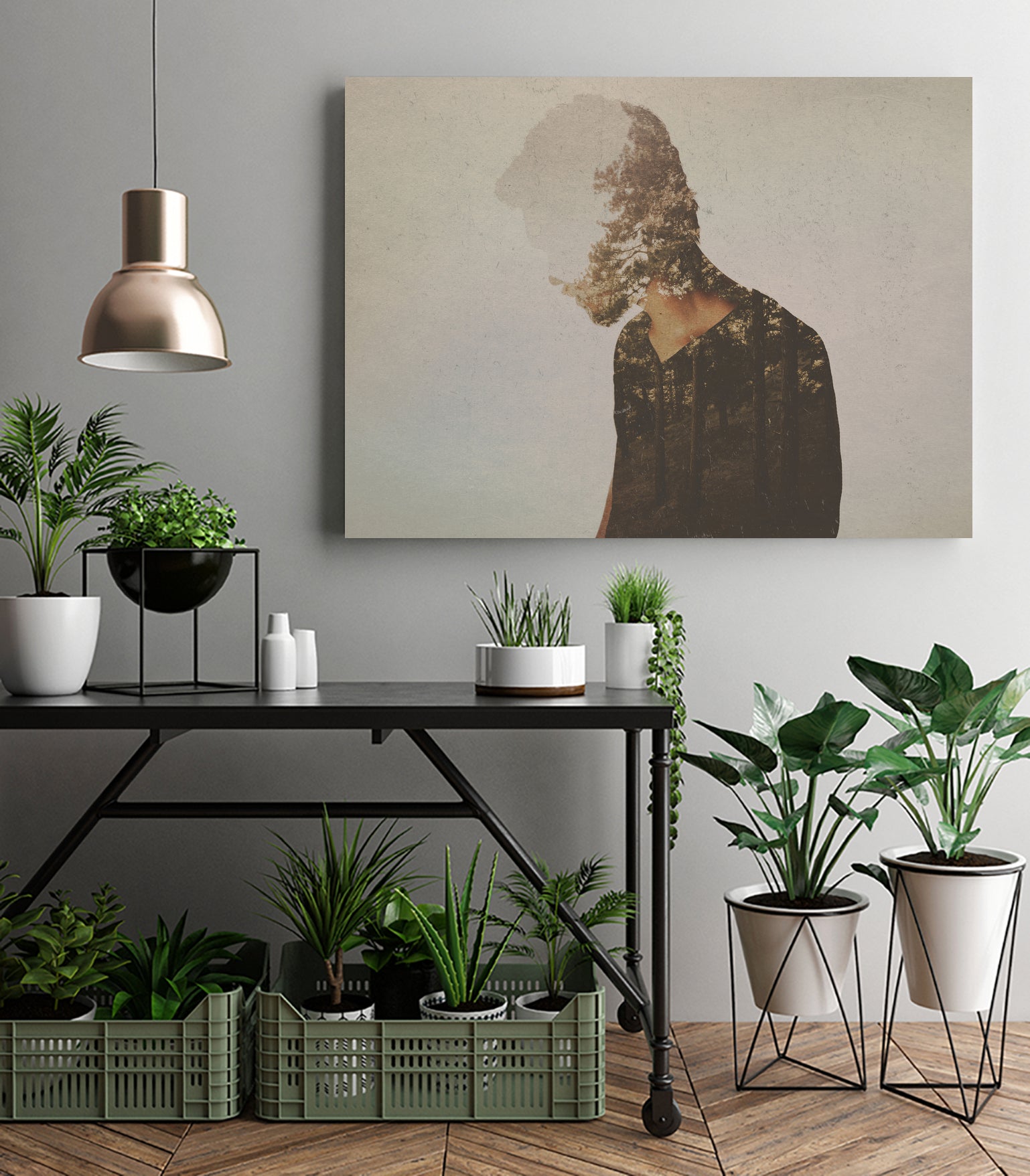 Escape by David Iwane on GIANT ART - brown photo illustration