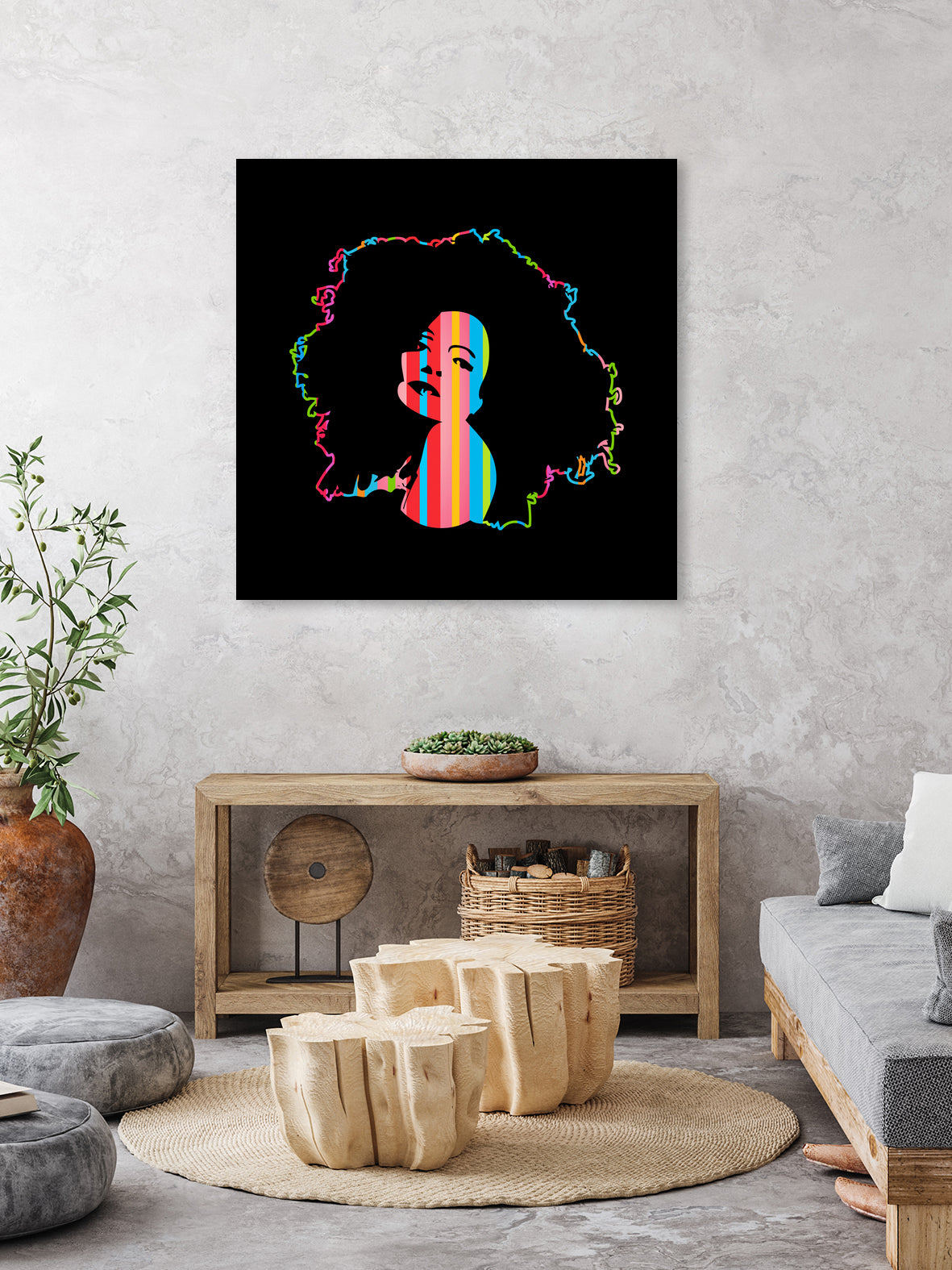 Diana Ross | Pop Art by William Cuccio on GIANT ART - black digital painting