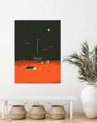 Bon voyage by Rene Hamann on GIANT ART - orange vector illustration