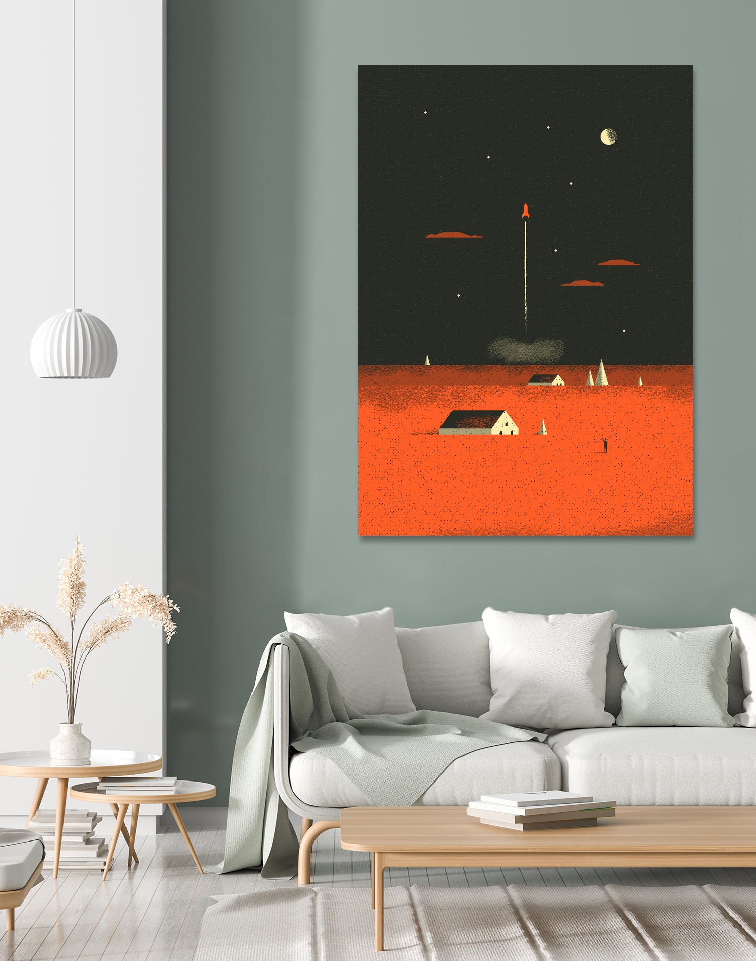 Bon voyage by Rene Hamann on GIANT ART - orange vector illustration