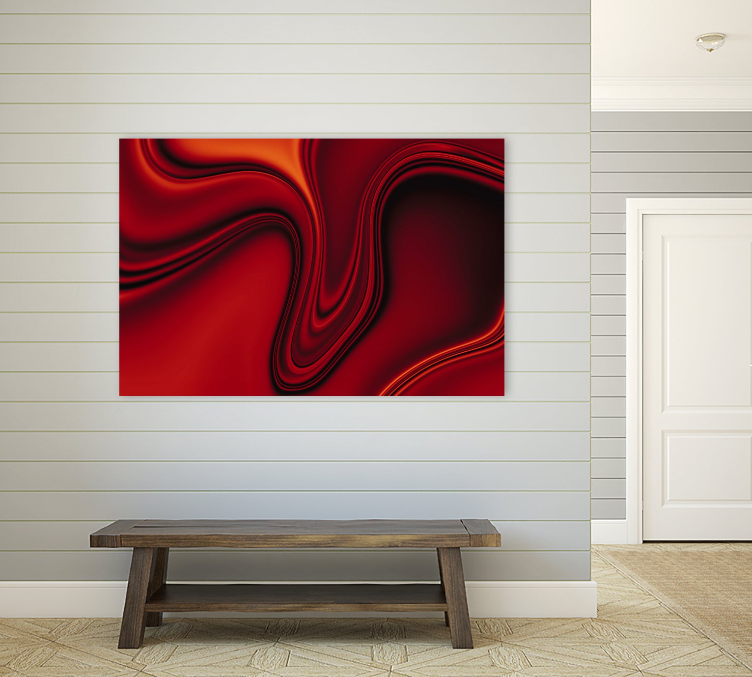 Red Liquid by Ronny Sefria on GIANT ART - black digital painting