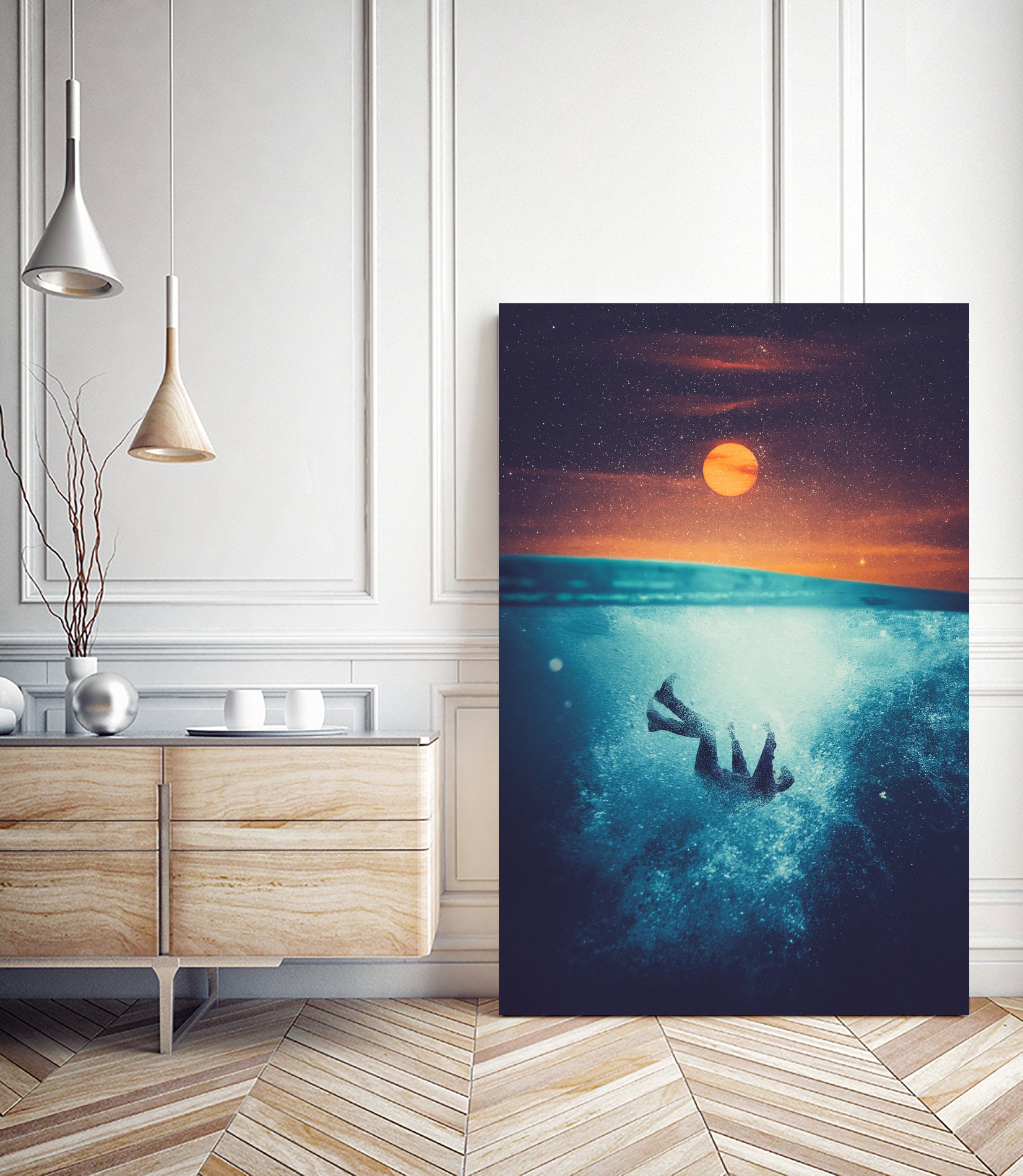 Immergo by Annisa Tiara Utami on GIANT ART - blue photo manipulation