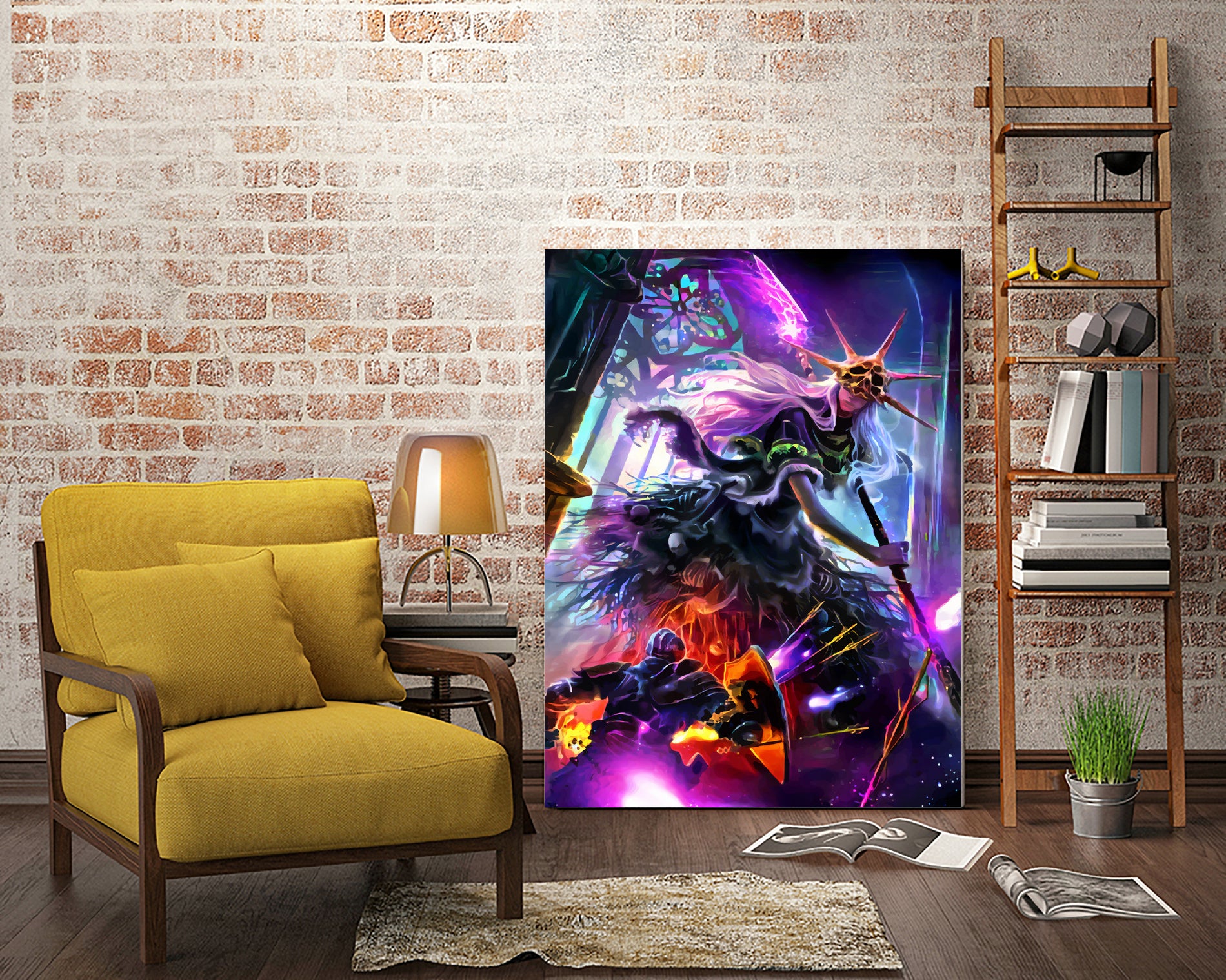 Aldrich the Saint of the Deep by Christian Velazquez on GIANT ART - fuchsia game design