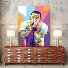 Chester Bennington by Art Style on GIANT ART - white digital drawing