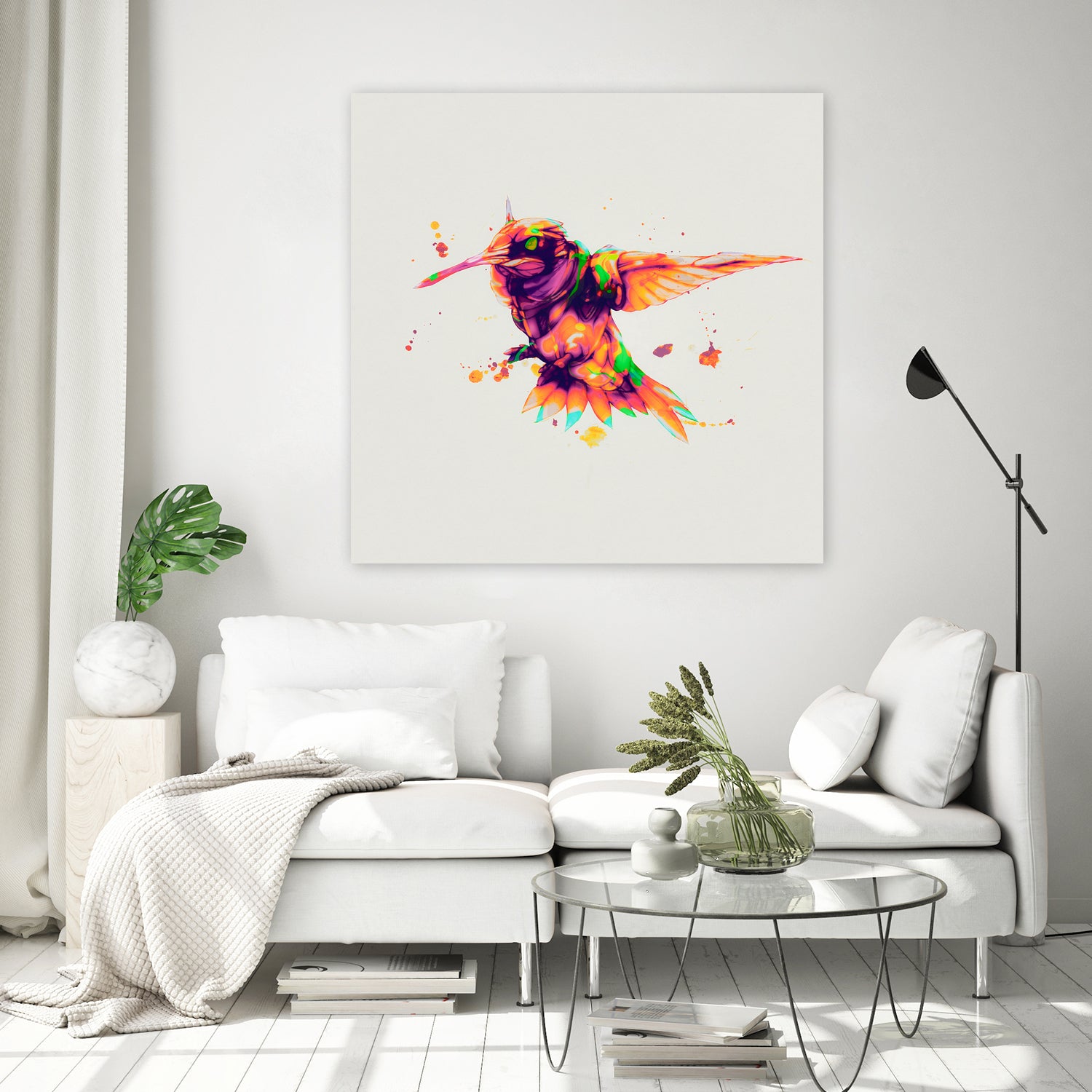 android hummingbird 2021 by Alexander Knispel on GIANT ART - orange character design