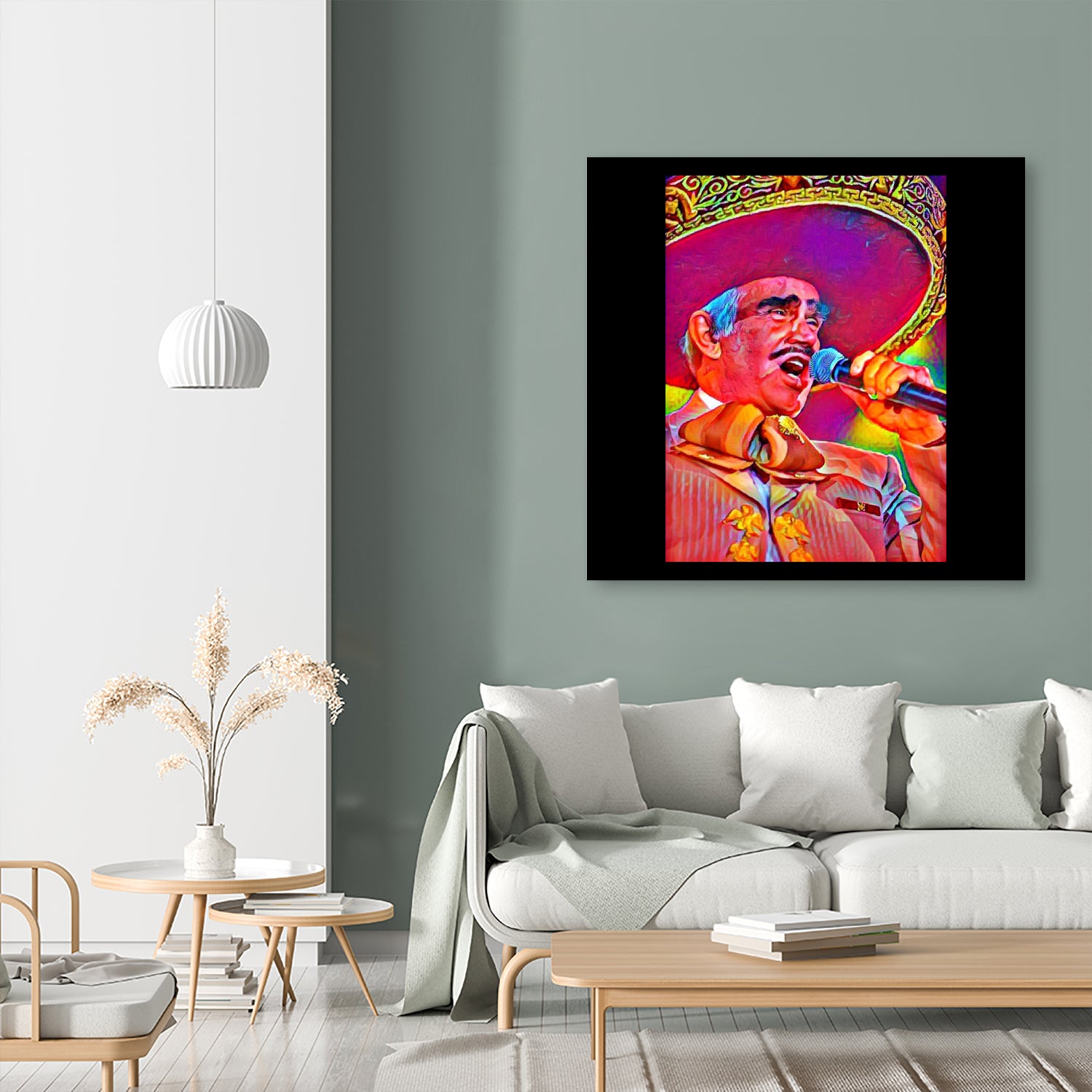 Vicente Fernández by Joseph Herrera on GIANT ART - white digital painting