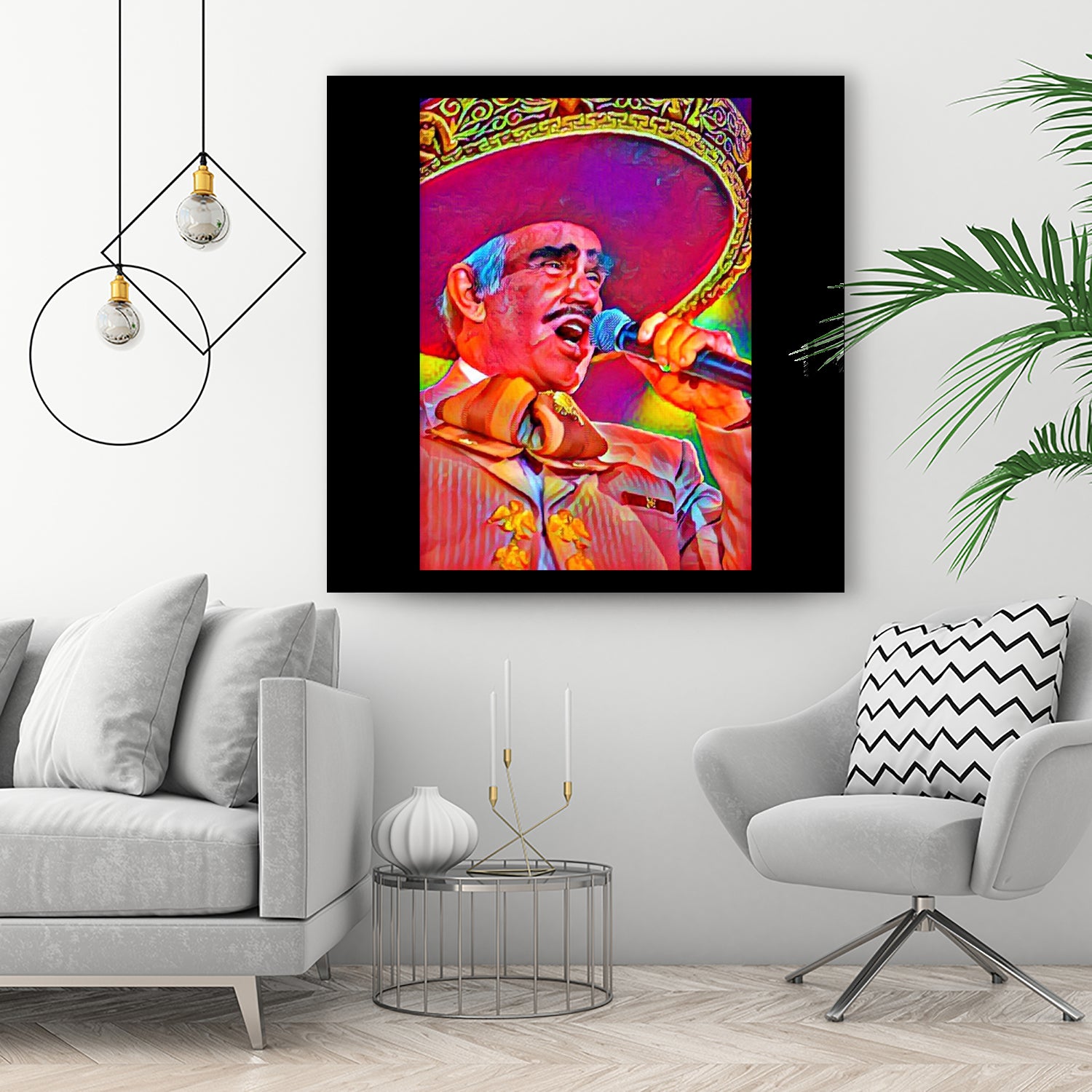 Vicente Fernández by Joseph Herrera on GIANT ART - white digital painting