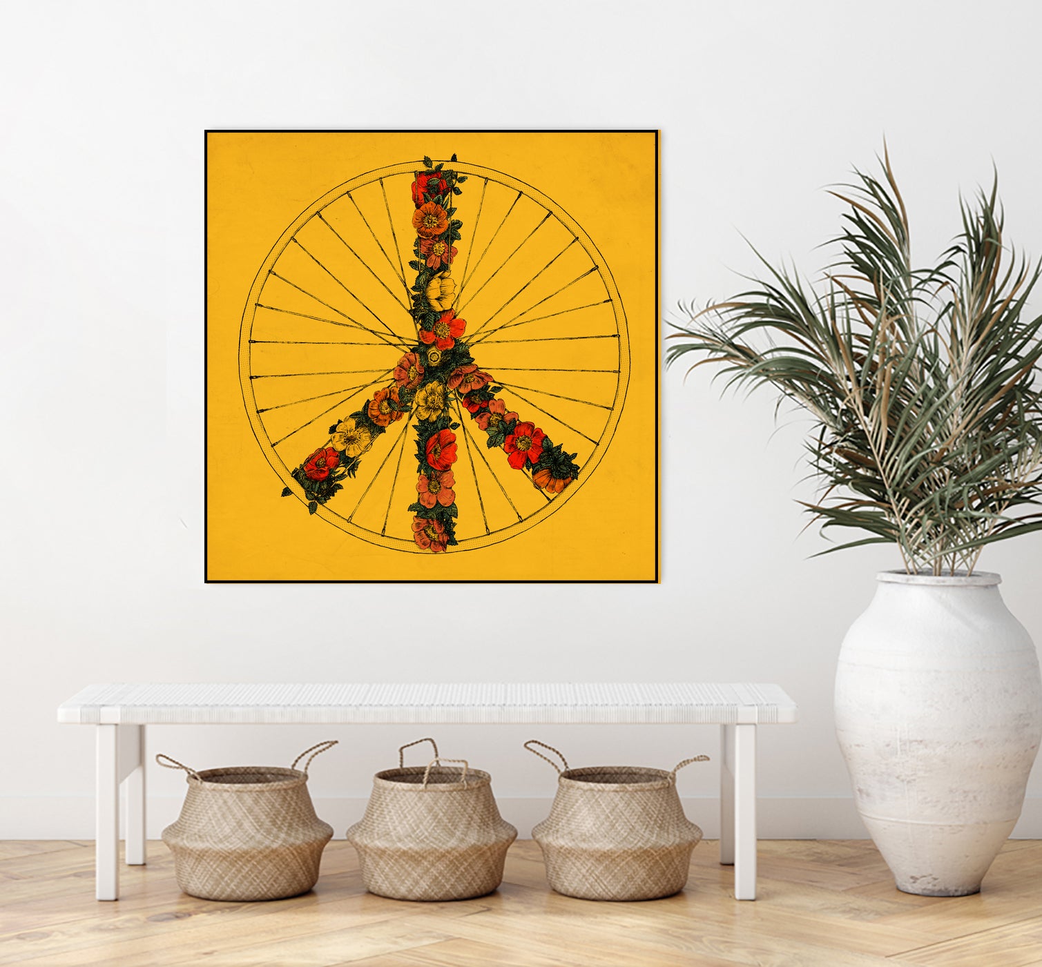 Peace & Bike (Colors) by Florent Bodart on GIANT ART - digital drawing
